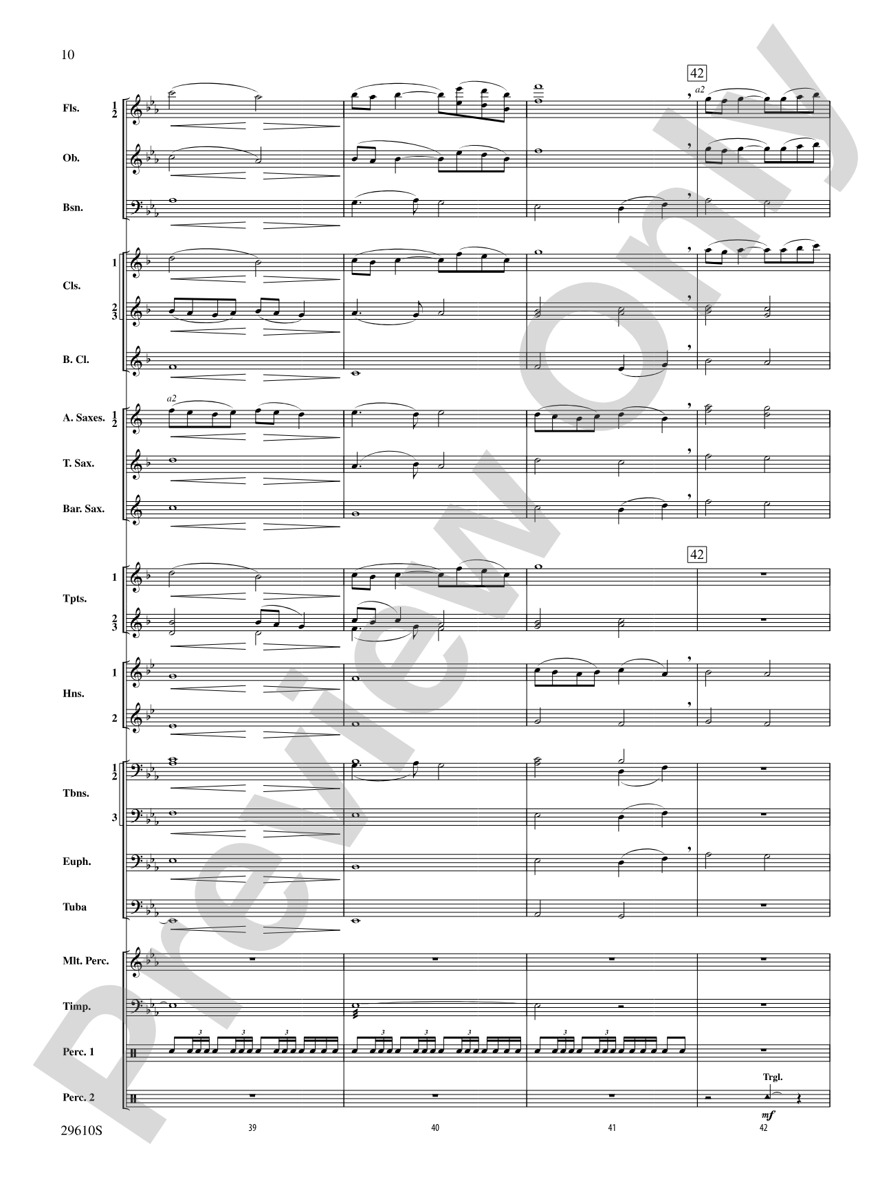 A Quiet Music: Concert Band Conductor Score & Parts