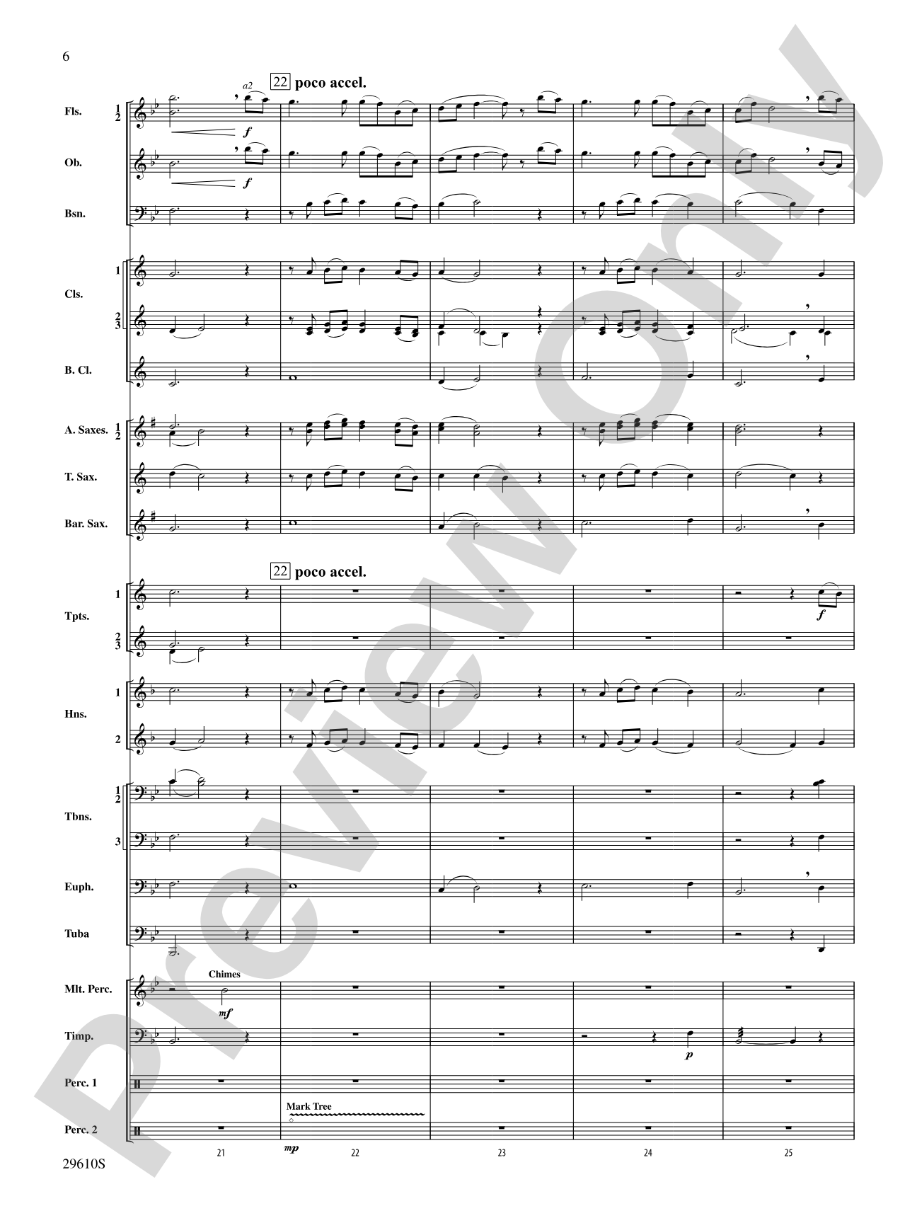 A Quiet Music: Concert Band Conductor Score & Parts
