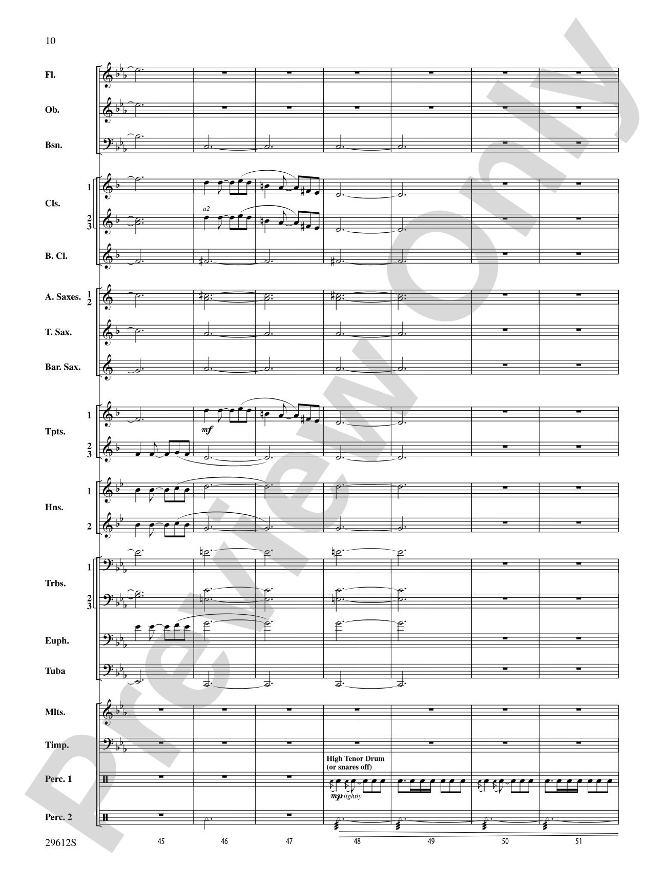 Communion: Concert Band Conductor Score & Parts