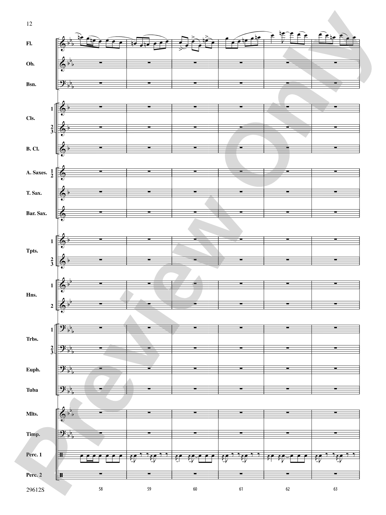Communion: Concert Band Conductor Score & Parts