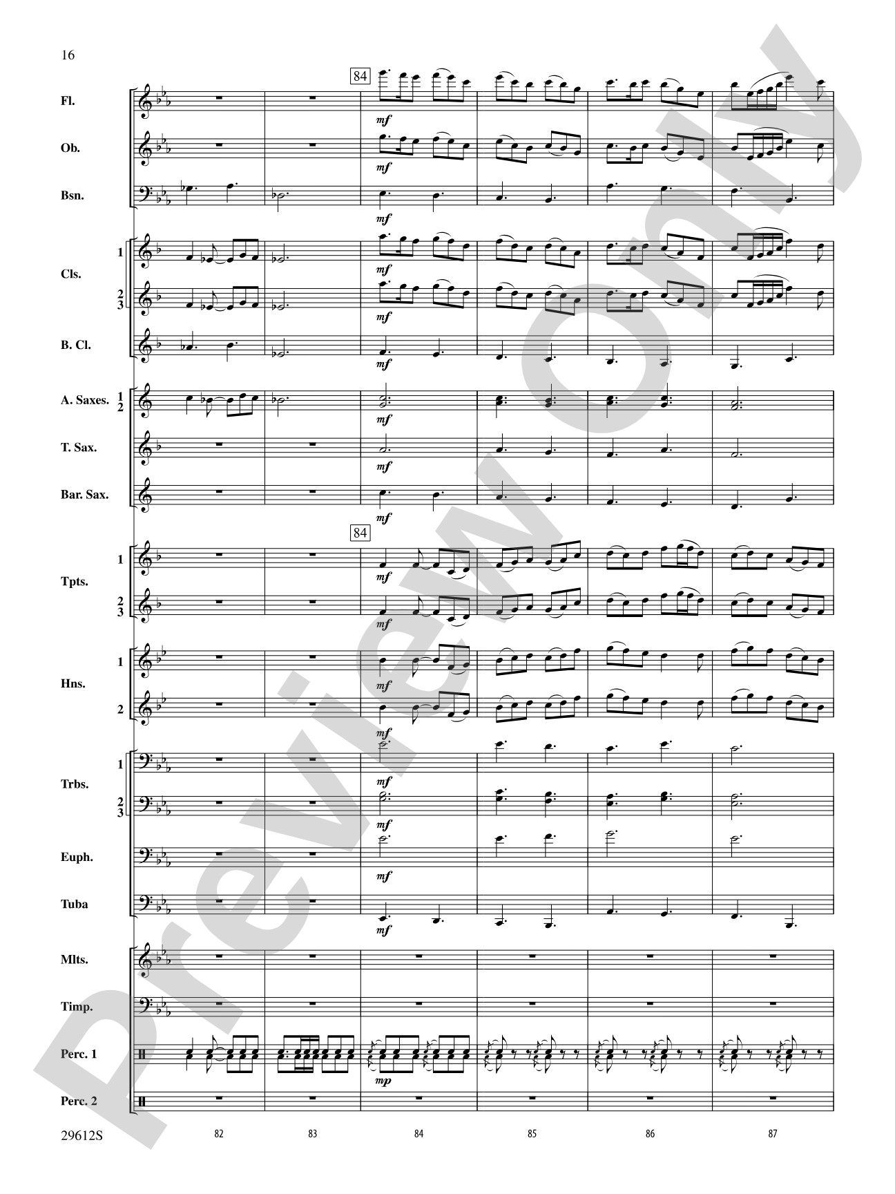 Communion: Concert Band Conductor Score & Parts