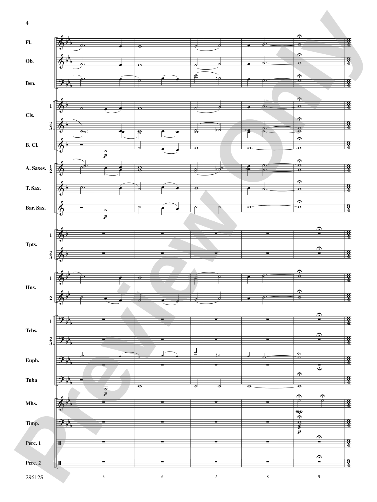 Communion: Concert Band Conductor Score & Parts