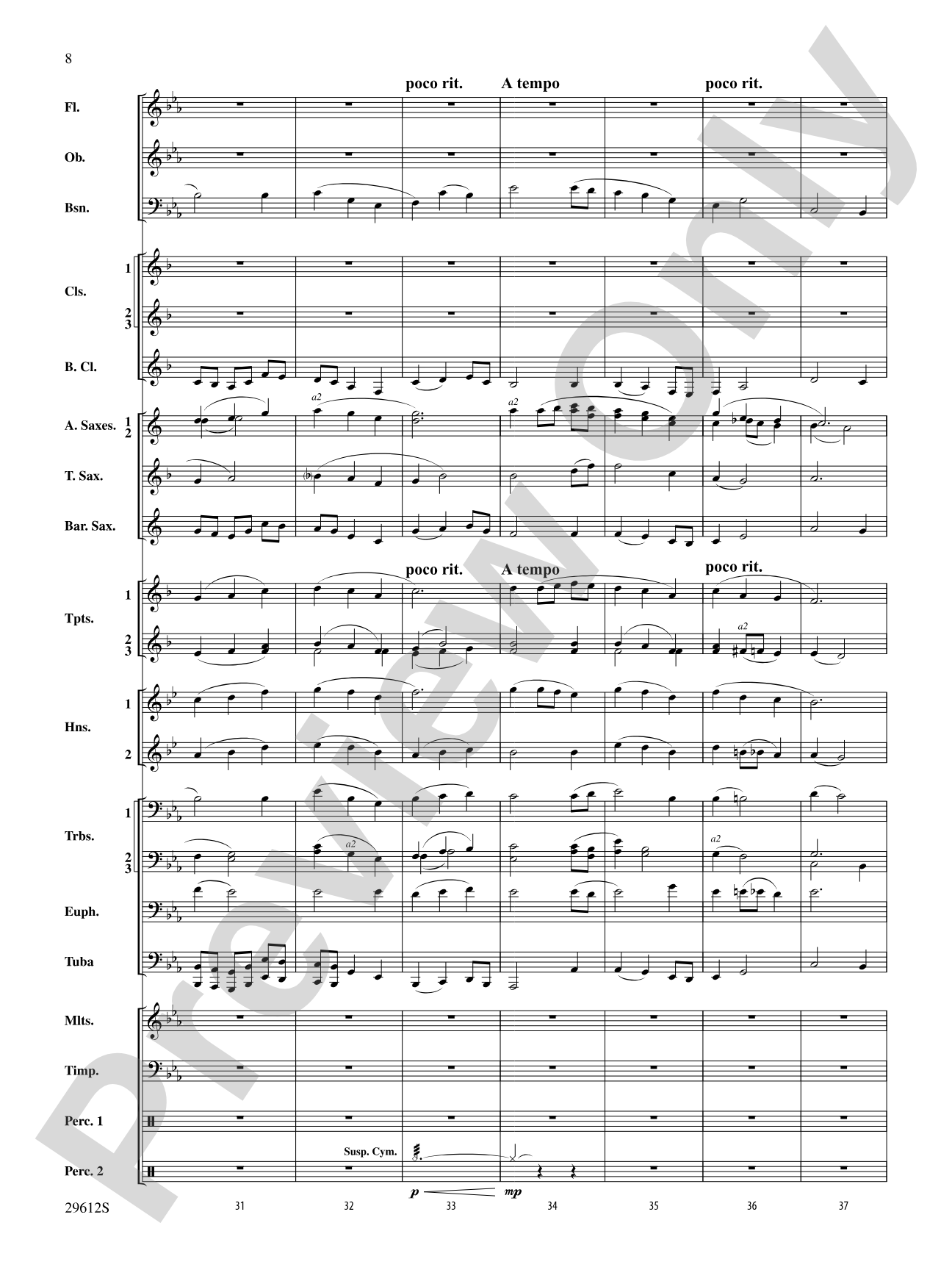 Communion: Concert Band Conductor Score & Parts