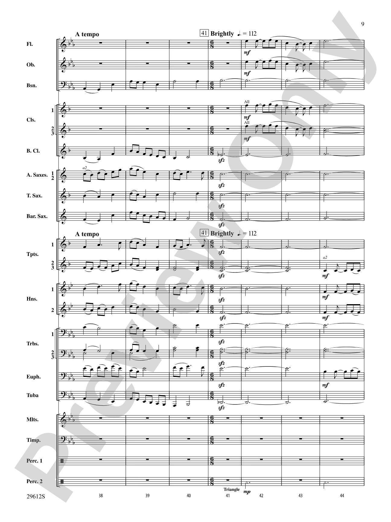 Communion: Concert Band Conductor Score & Parts