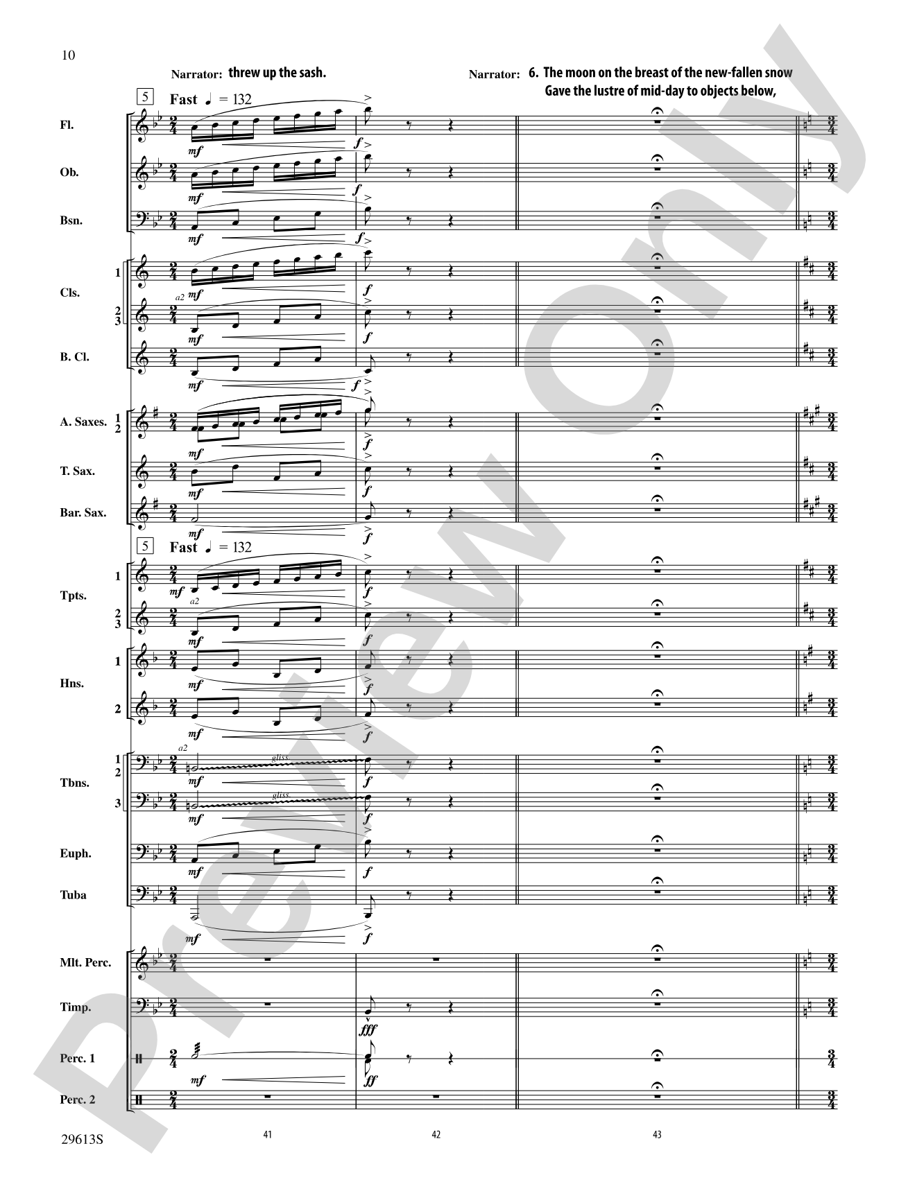 T'was the Night Before Christmas: Concert Band Conductor Score & Parts