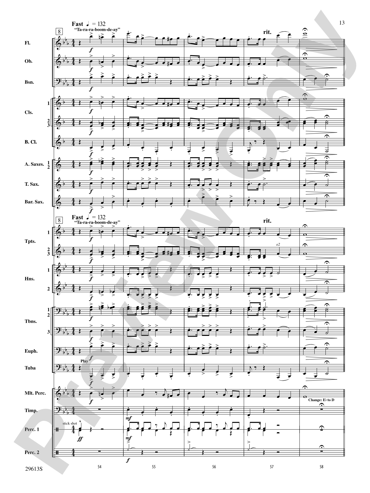 T'was the Night Before Christmas: Concert Band Conductor Score & Parts