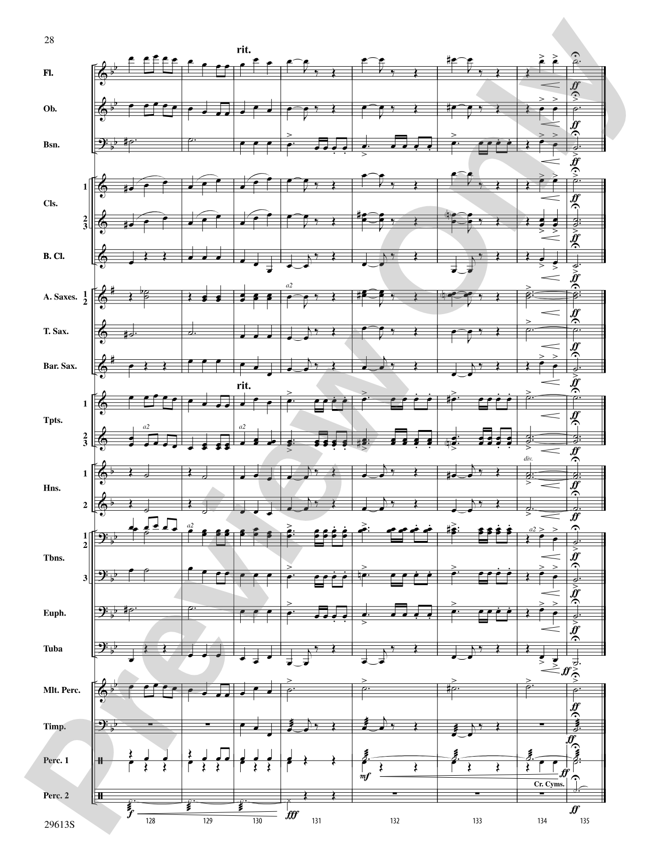 T'was the Night Before Christmas: Concert Band Conductor Score & Parts
