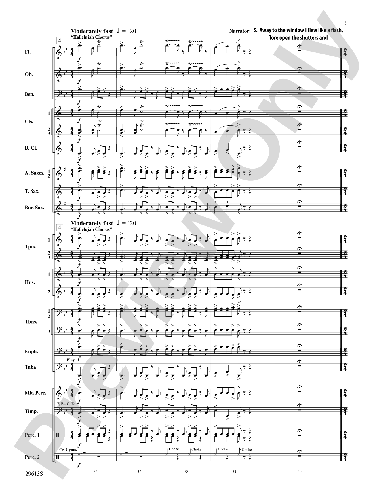 T'was the Night Before Christmas: Concert Band Conductor Score & Parts