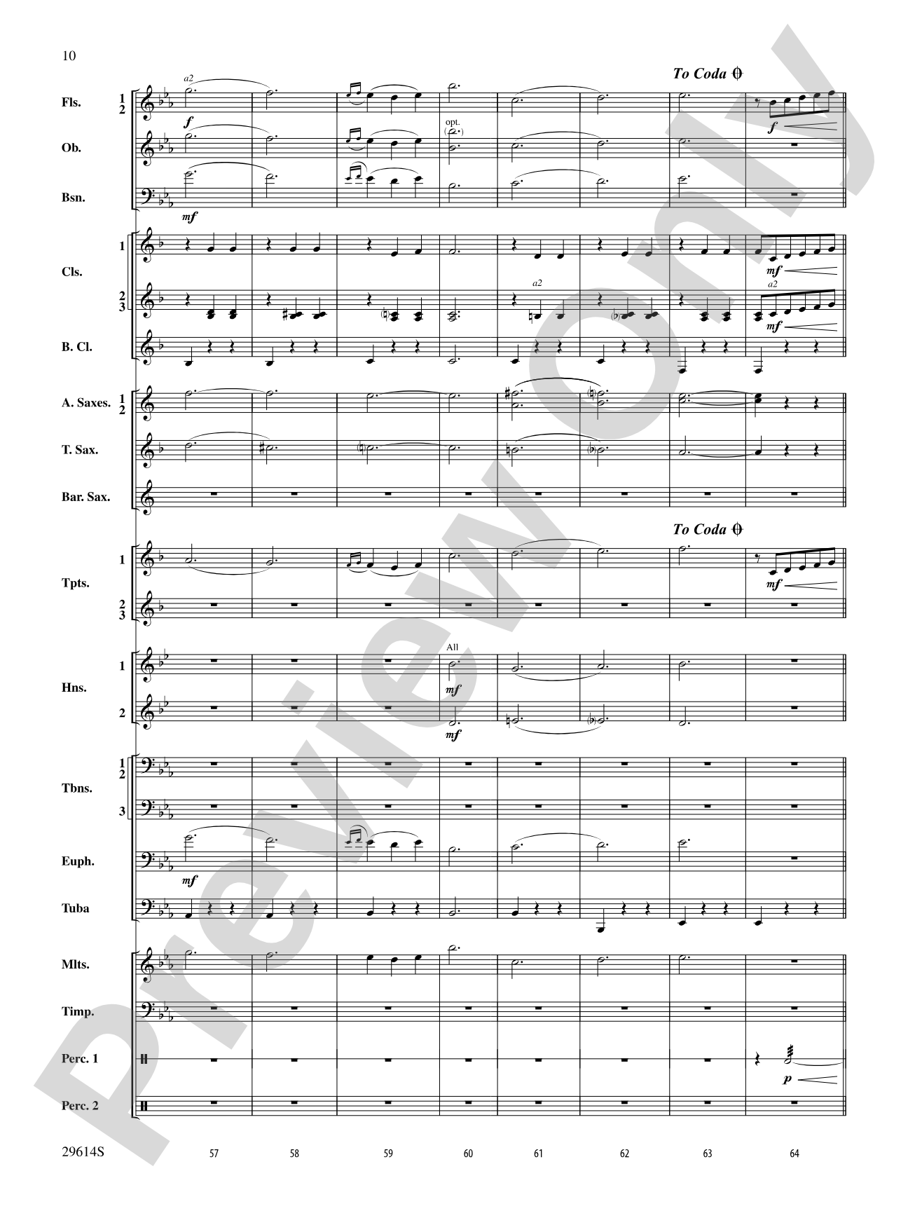 Roses de Noel: Concert Band Conductor Score & Parts