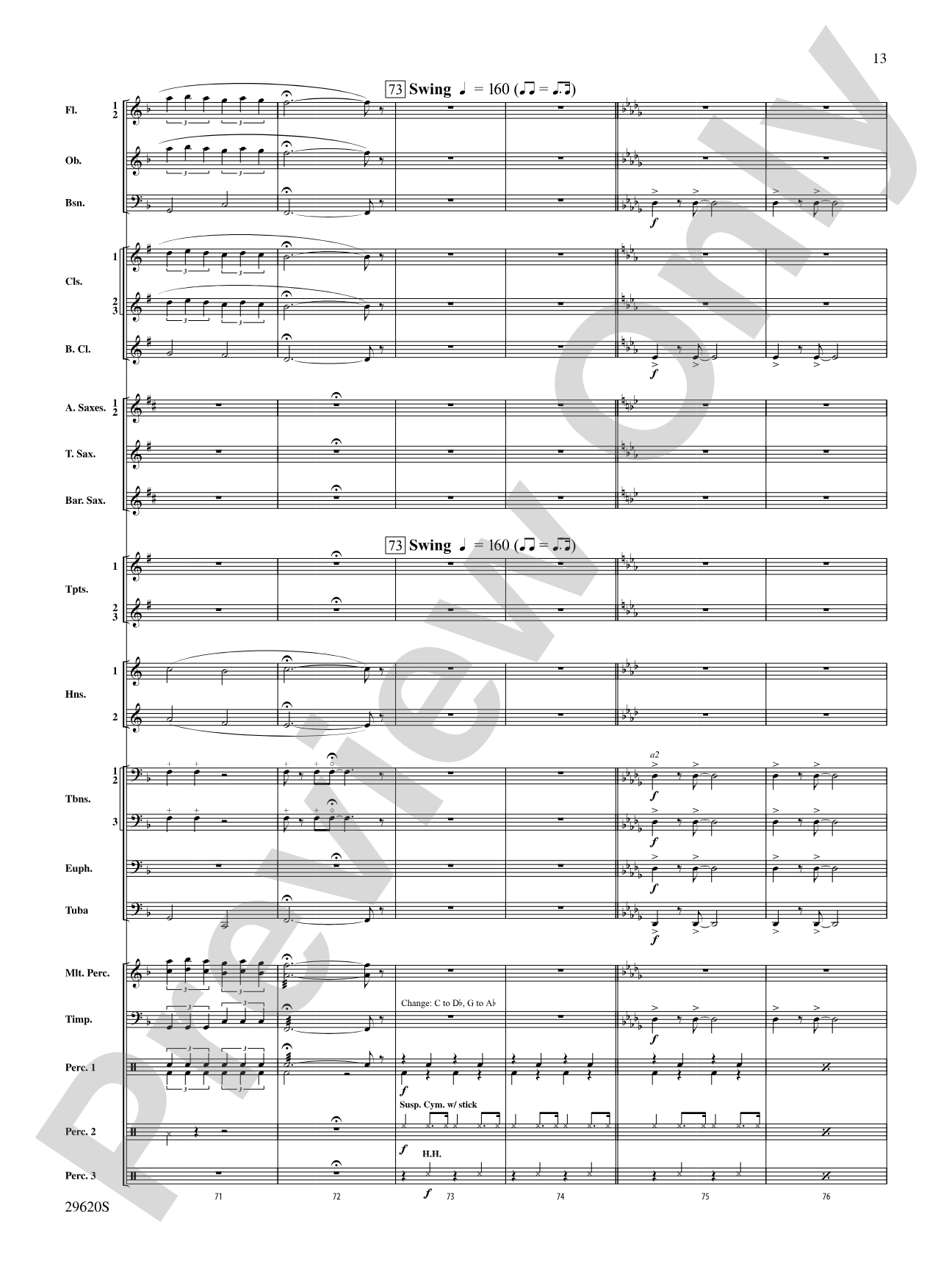 We're Off to See the Wizard, Variations on: Concert Band Conductor Score & Parts