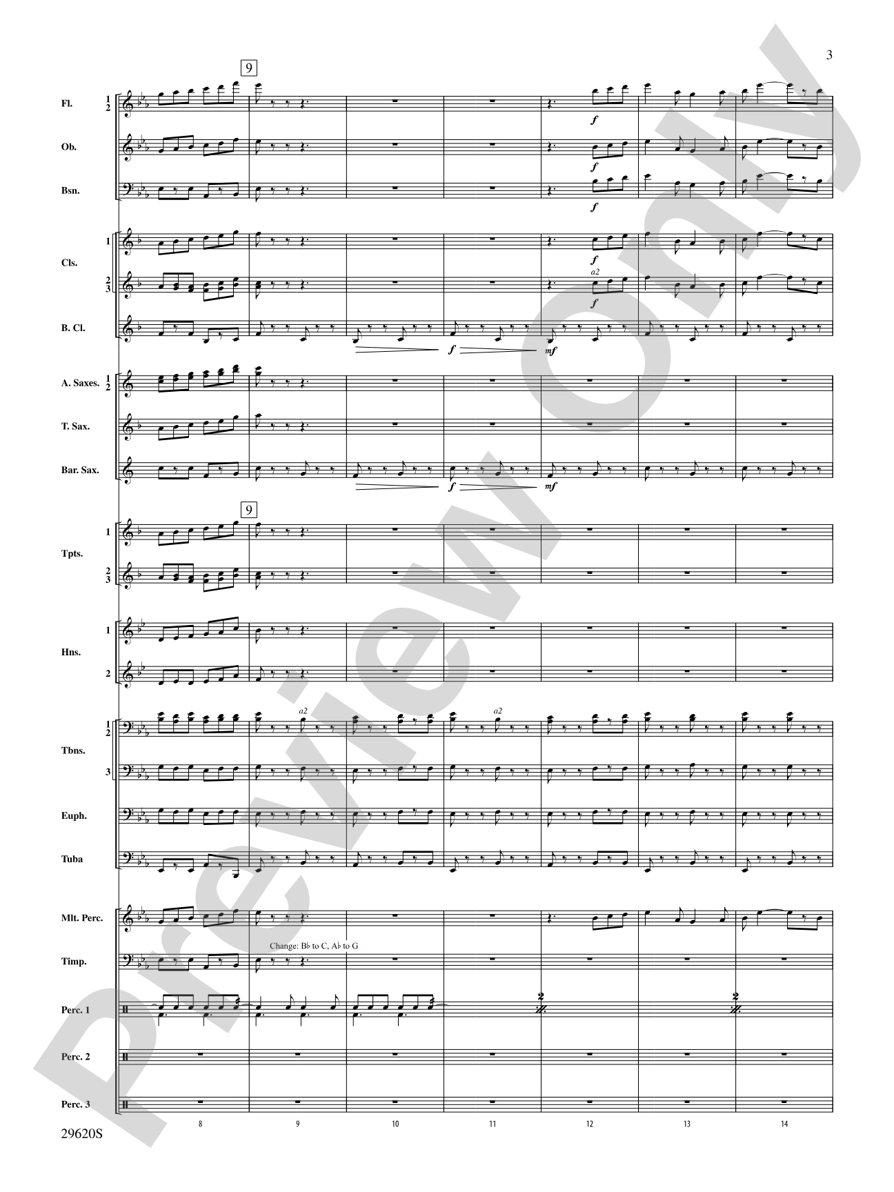 We're Off to See the Wizard, Variations on: Concert Band Conductor Score & Parts