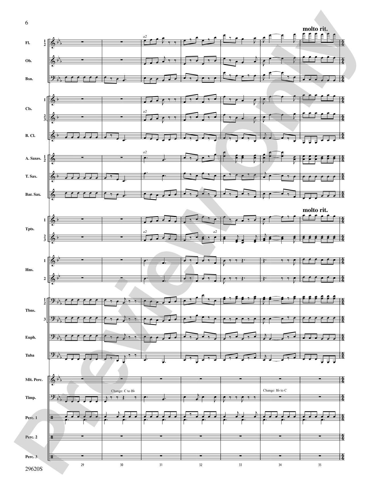 We're Off to See the Wizard, Variations on: Concert Band Conductor Score & Parts