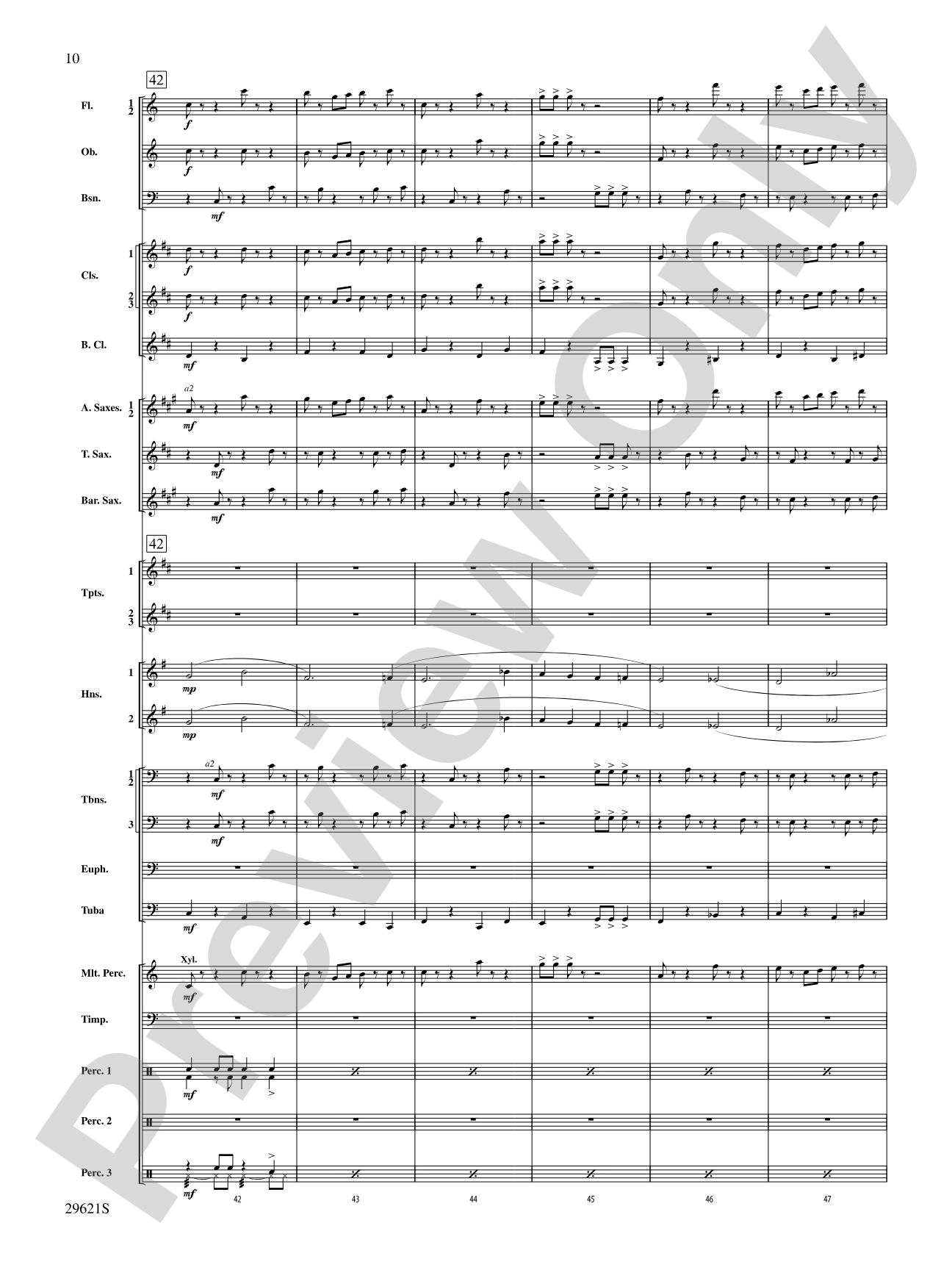 Over the Rainbow (from The Wizard of Oz), Variations on: Concert Band Conductor Score & Parts