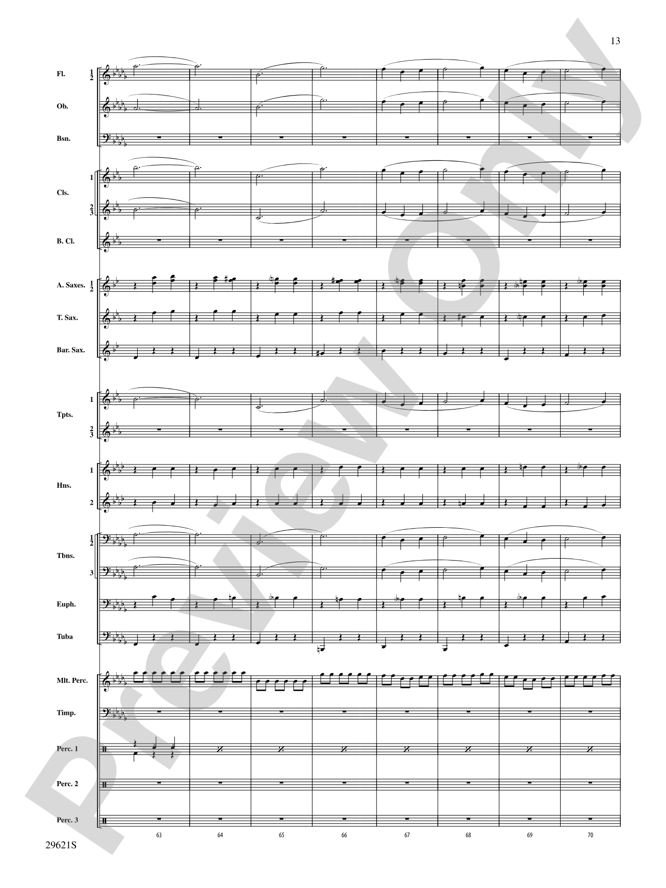 Over the Rainbow (from The Wizard of Oz), Variations on: Concert Band Conductor Score & Parts