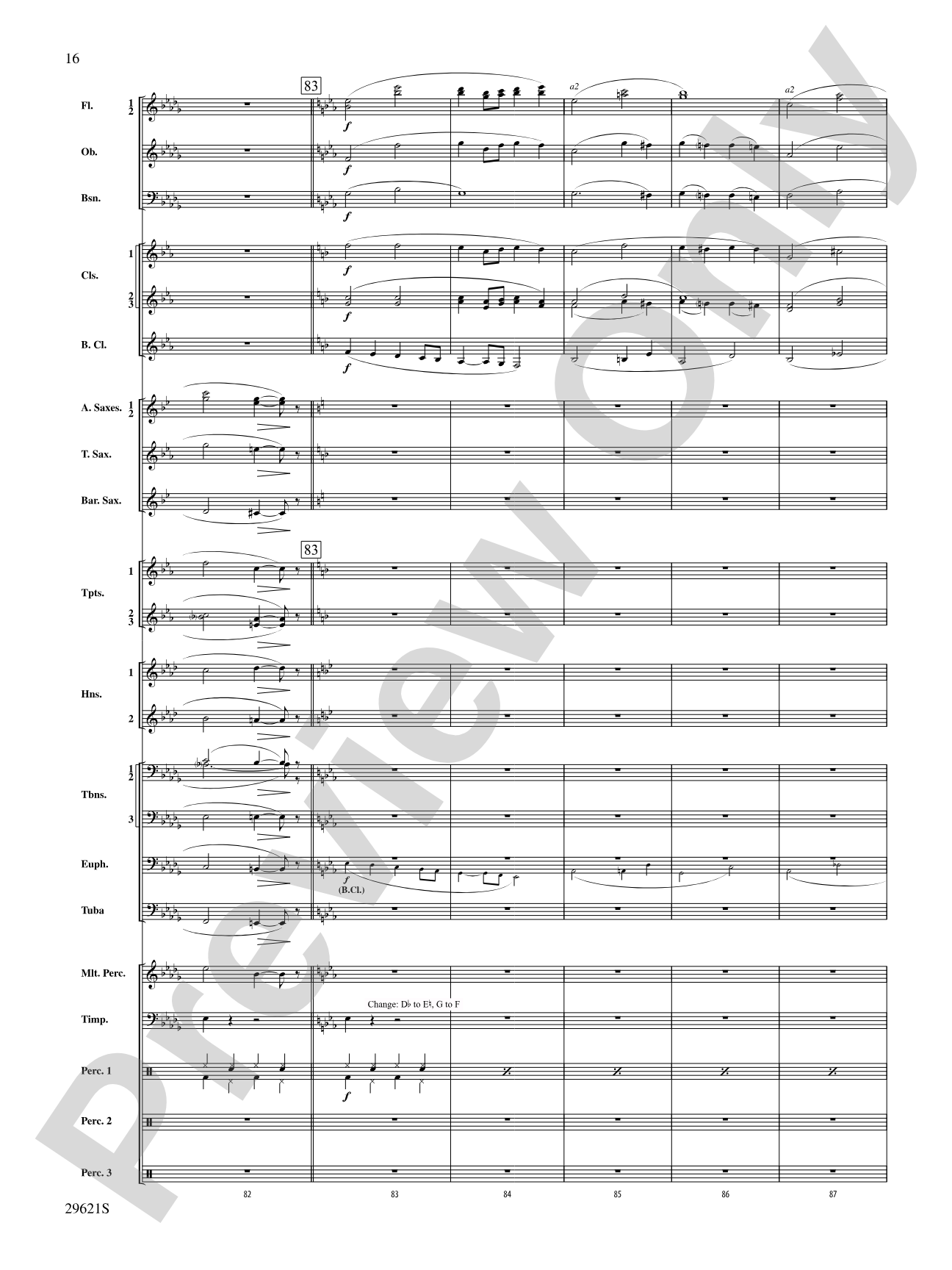 Over the Rainbow (from The Wizard of Oz), Variations on: Concert Band Conductor Score & Parts