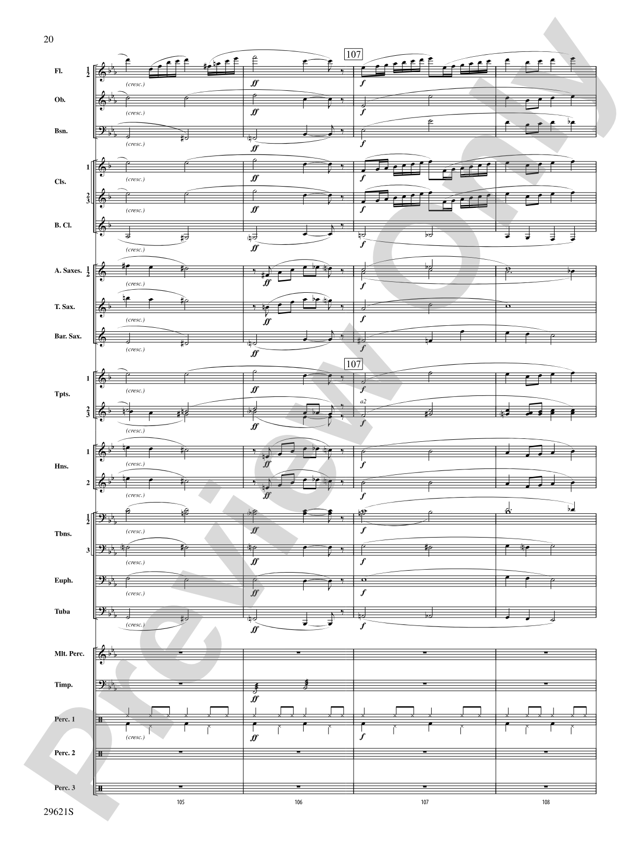 Over the Rainbow (from The Wizard of Oz), Variations on: Concert Band Conductor Score & Parts