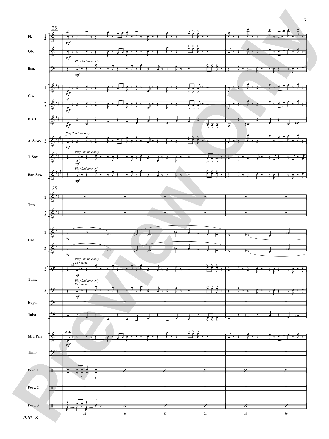 Over the Rainbow (from The Wizard of Oz), Variations on: Concert Band Conductor Score & Parts