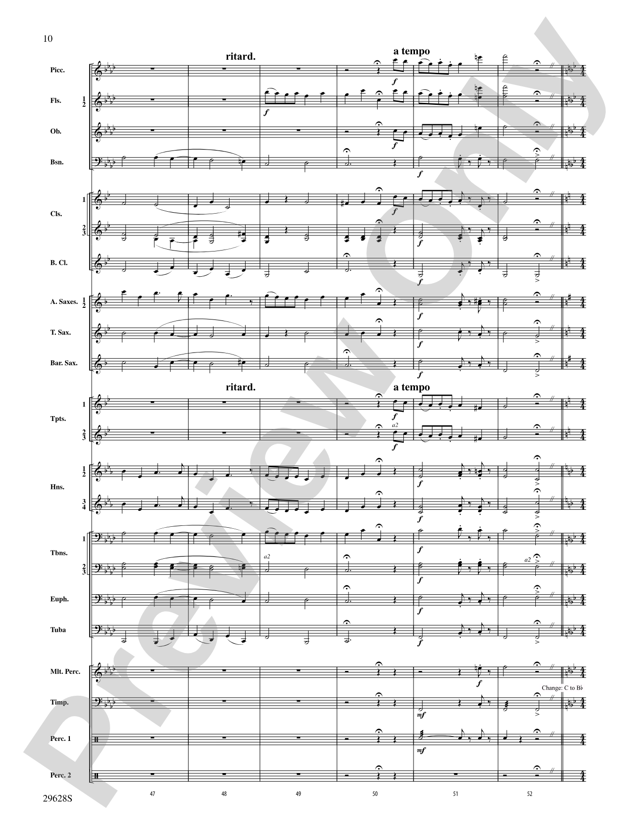 Fantasia on British Sea Songs: Concert Band Conductor Score & Parts