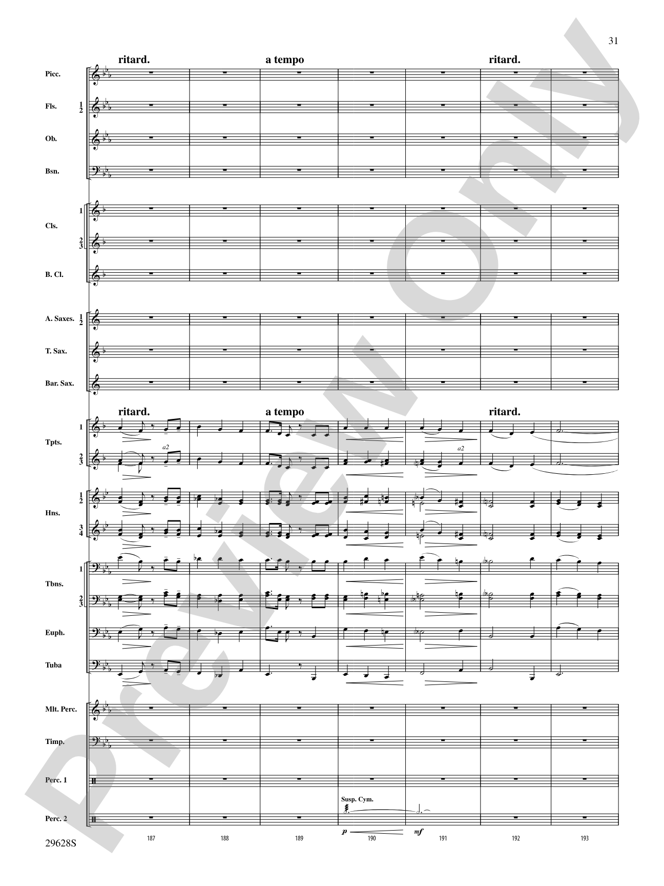 Fantasia on British Sea Songs: Concert Band Conductor Score & Parts