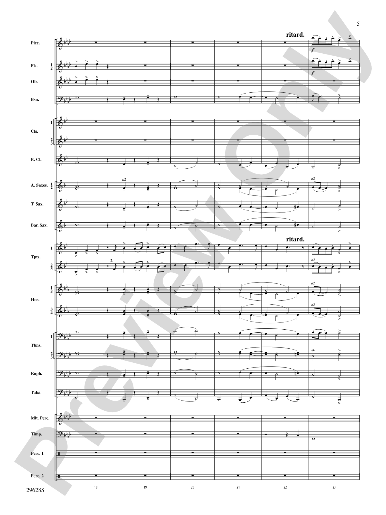 Fantasia on British Sea Songs: Concert Band Conductor Score & Parts