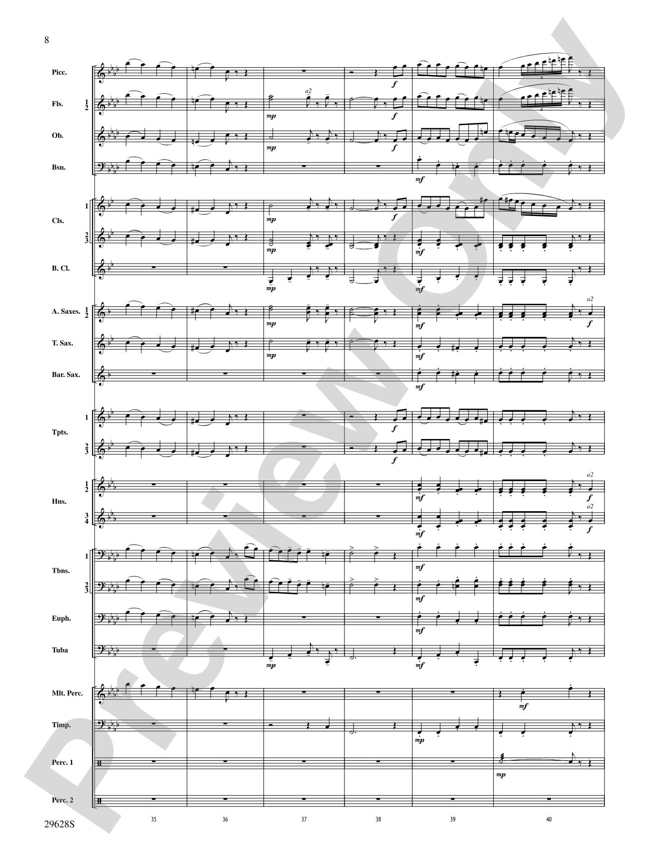 Fantasia on British Sea Songs: Concert Band Conductor Score & Parts