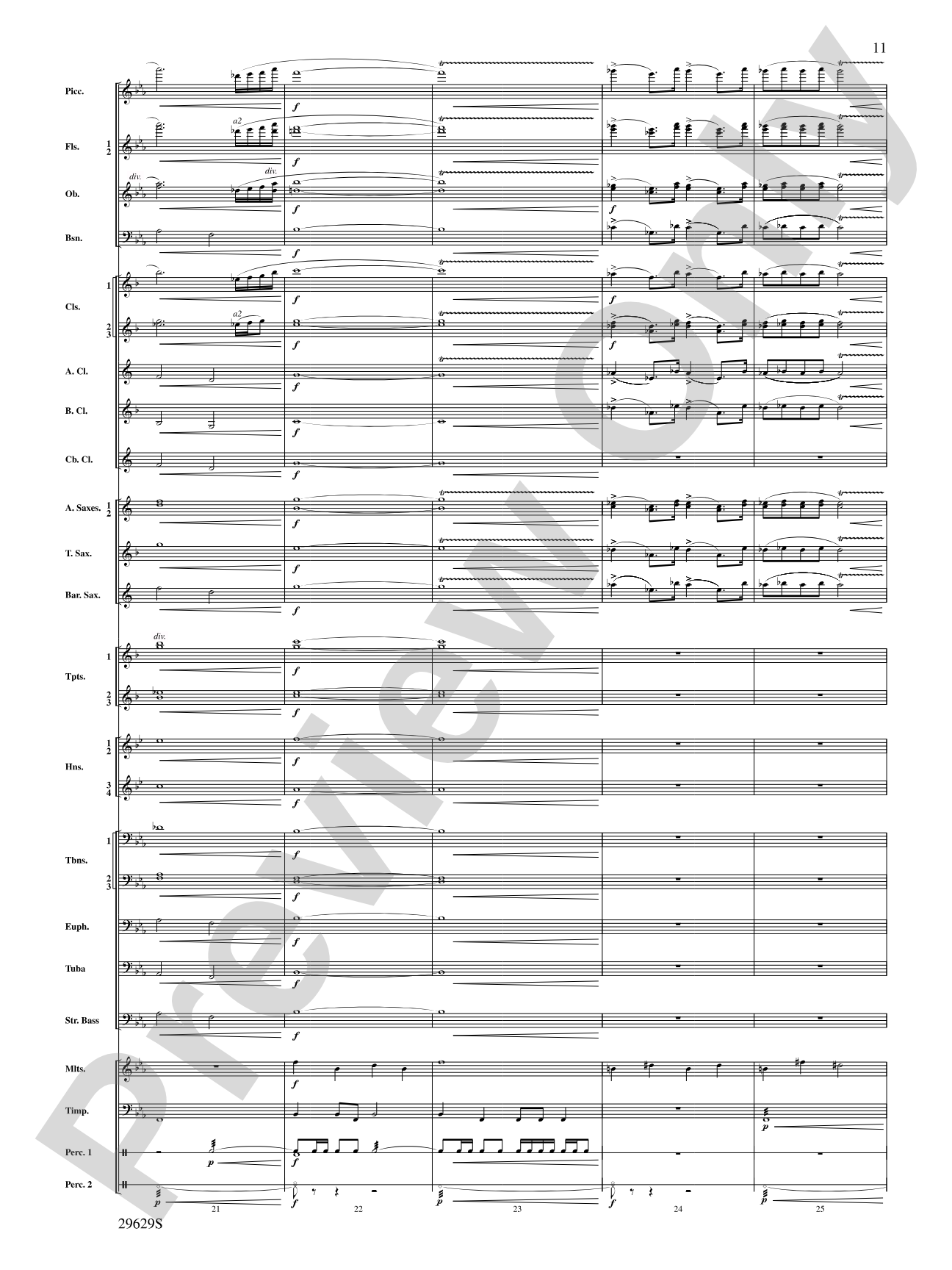 Three Fanfares for a Celebration: Concert Band Conductor Score & Parts