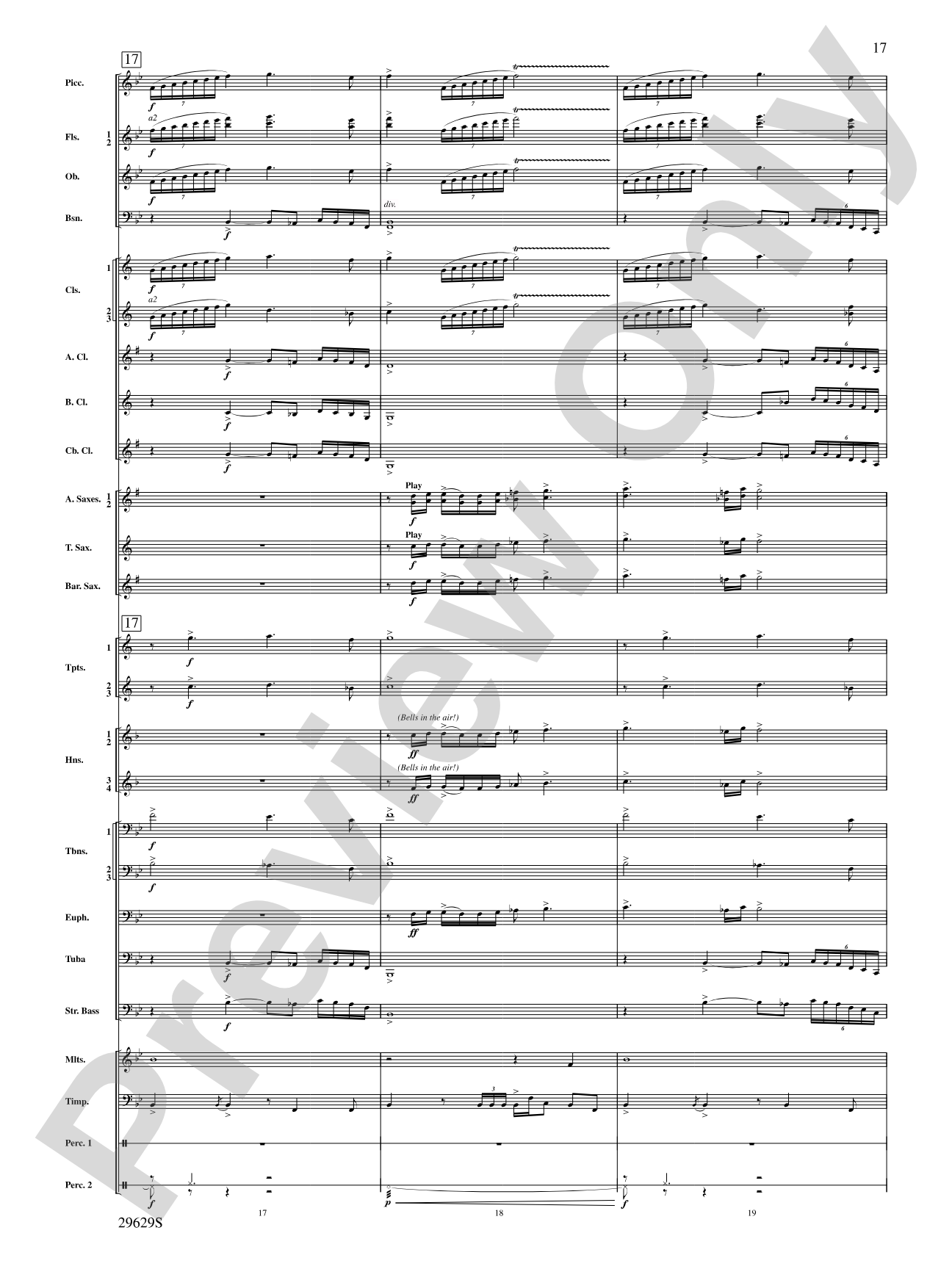 Three Fanfares for a Celebration: Concert Band Conductor Score & Parts