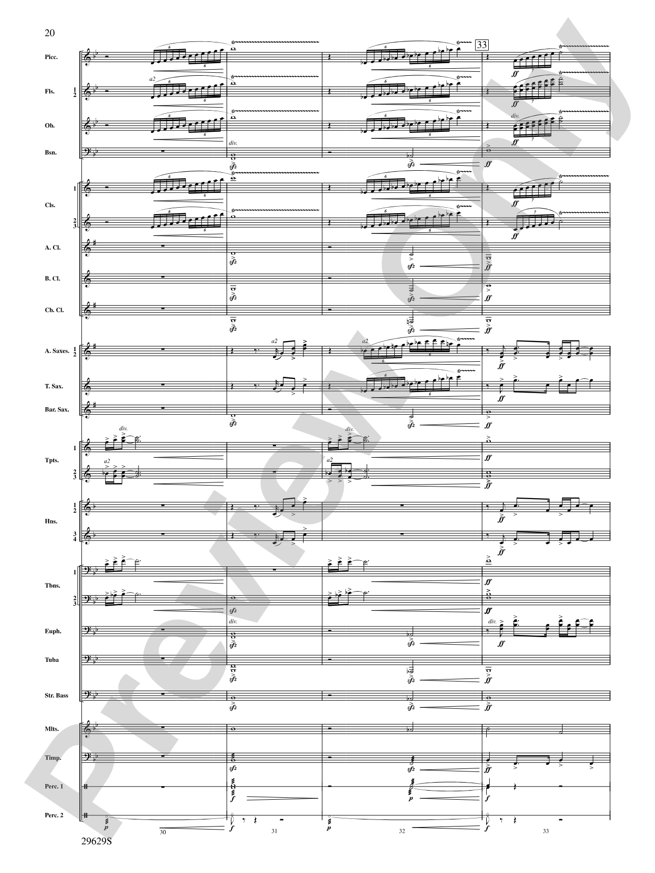 Three Fanfares for a Celebration: Concert Band Conductor Score & Parts