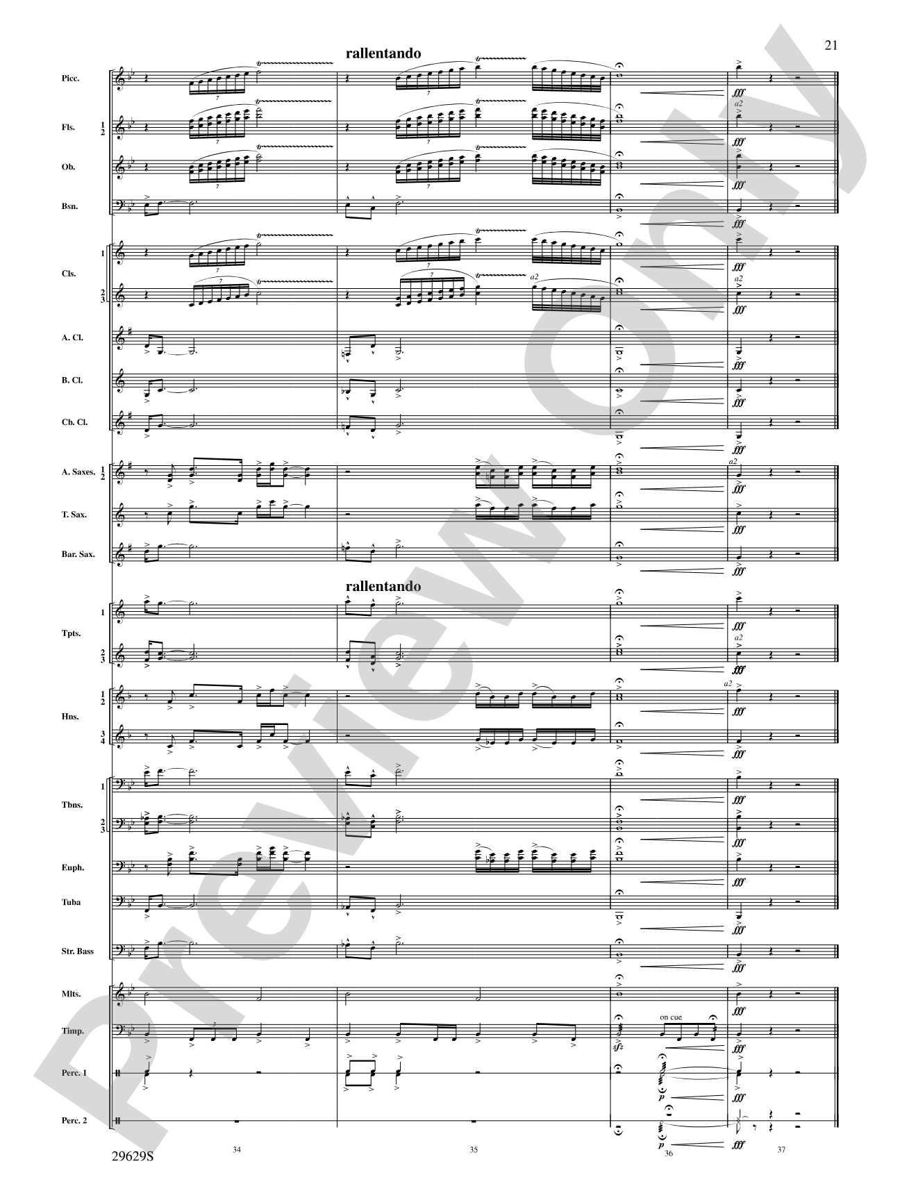 Three Fanfares for a Celebration: Concert Band Conductor Score & Parts