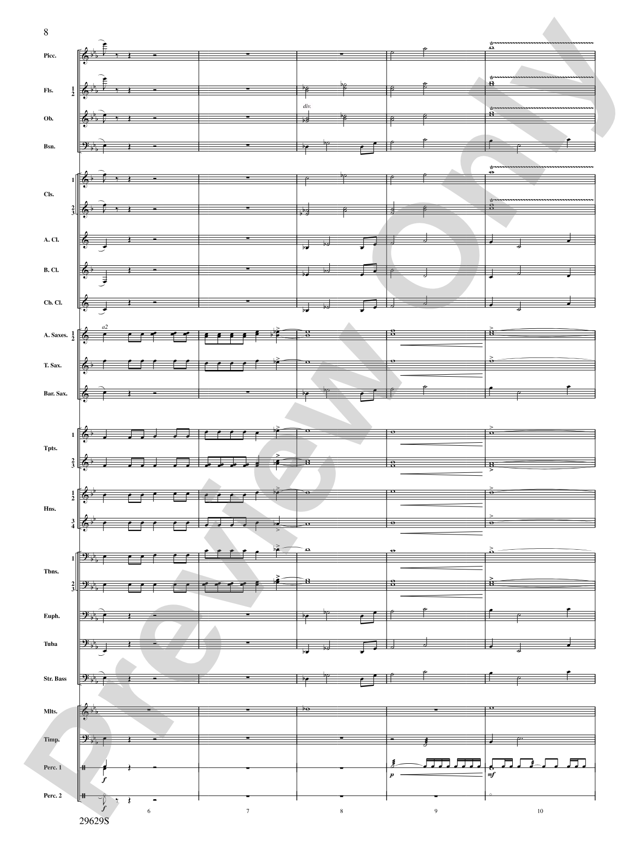 Three Fanfares for a Celebration: Concert Band Conductor Score & Parts