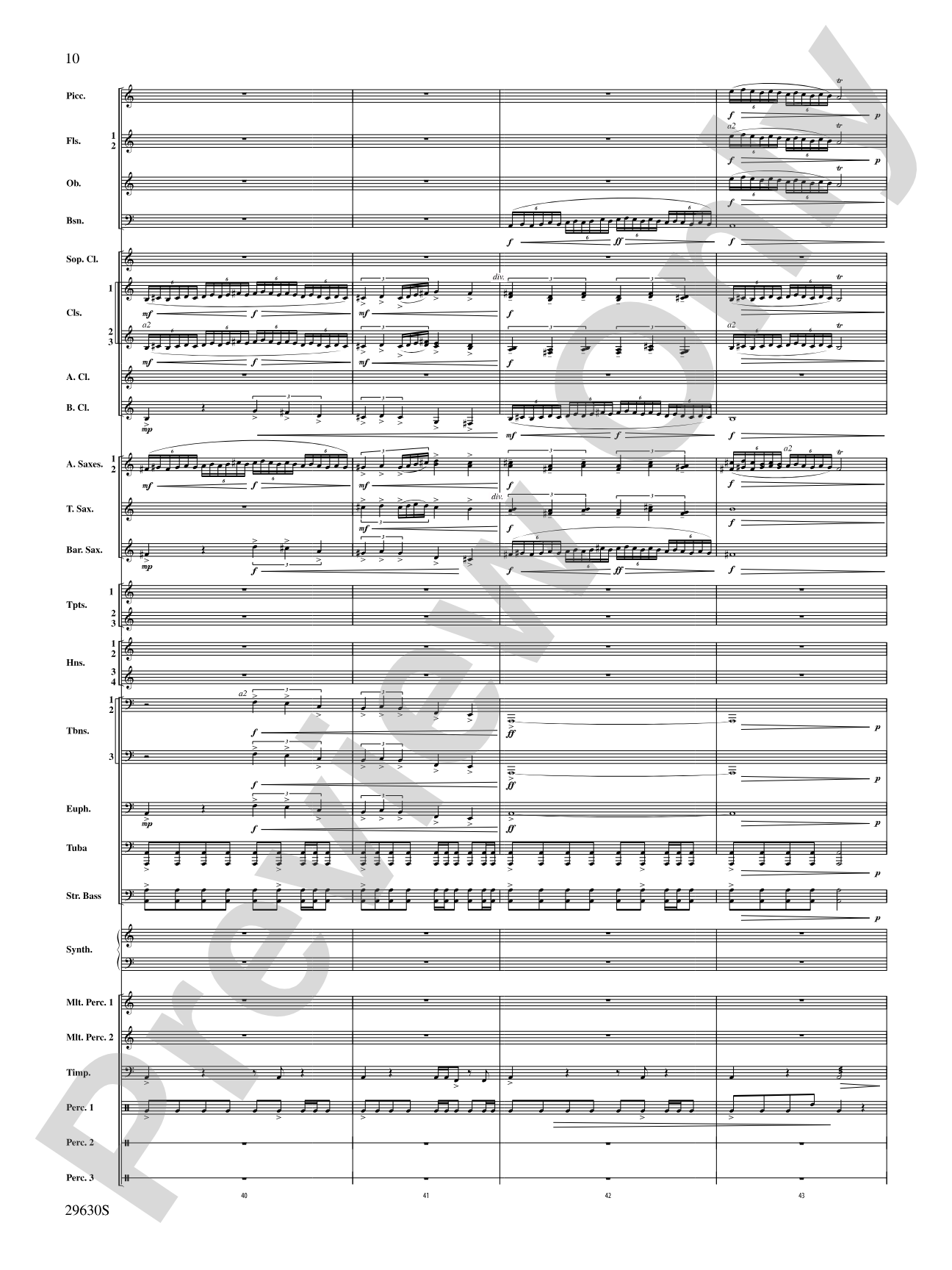 Stawamus Chief: Concert Band Conductor Score & Parts