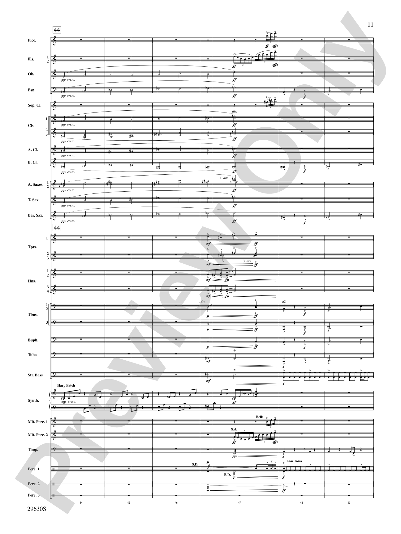 Stawamus Chief: Concert Band Conductor Score & Parts