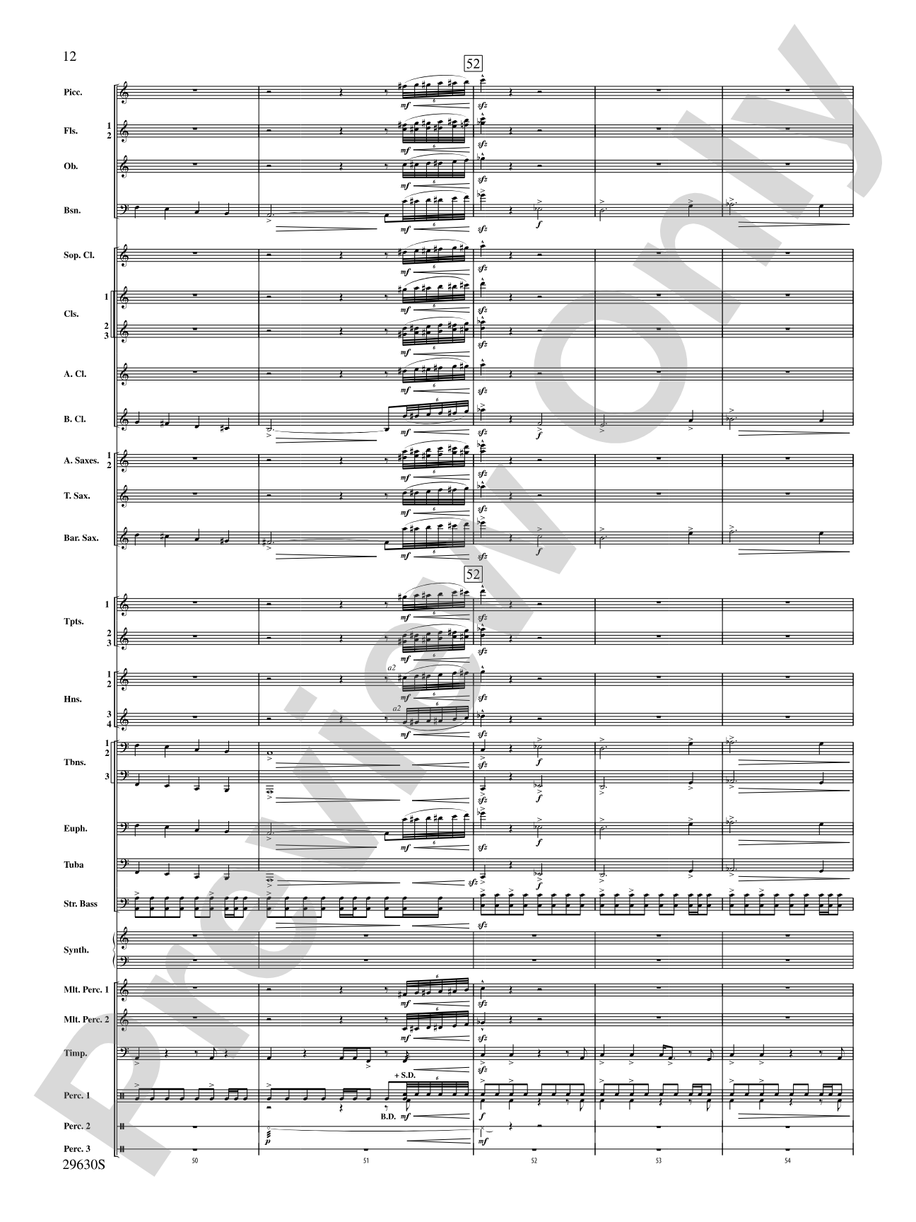 Stawamus Chief: Concert Band Conductor Score & Parts