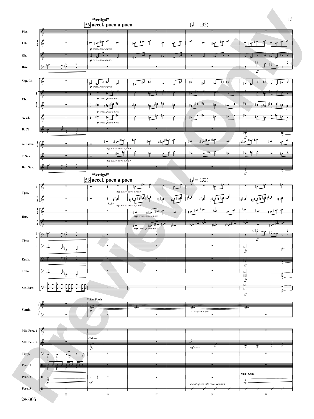 Stawamus Chief: Concert Band Conductor Score & Parts
