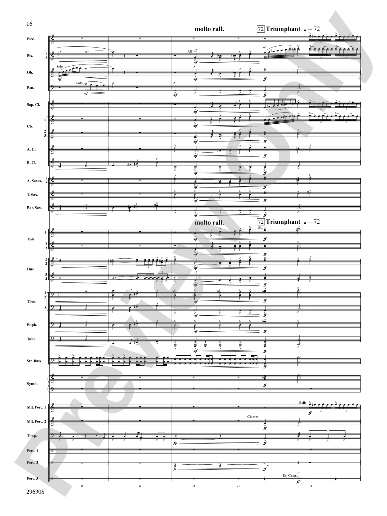 Stawamus Chief: Concert Band Conductor Score & Parts