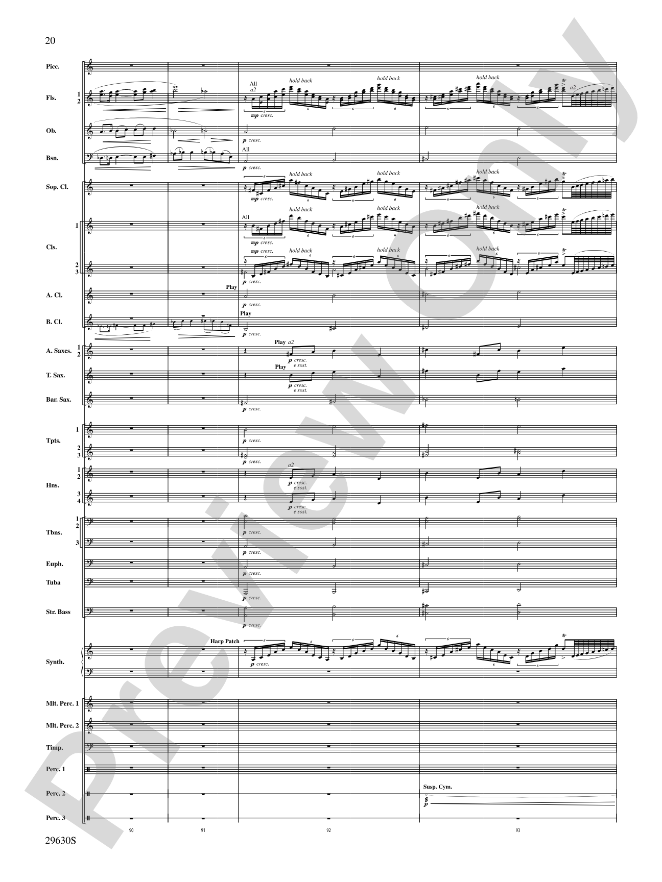 Stawamus Chief: Concert Band Conductor Score & Parts
