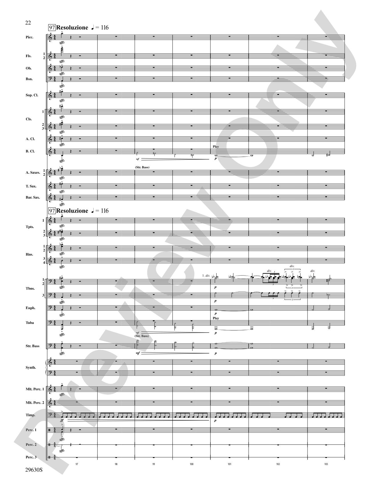 Stawamus Chief: Concert Band Conductor Score & Parts