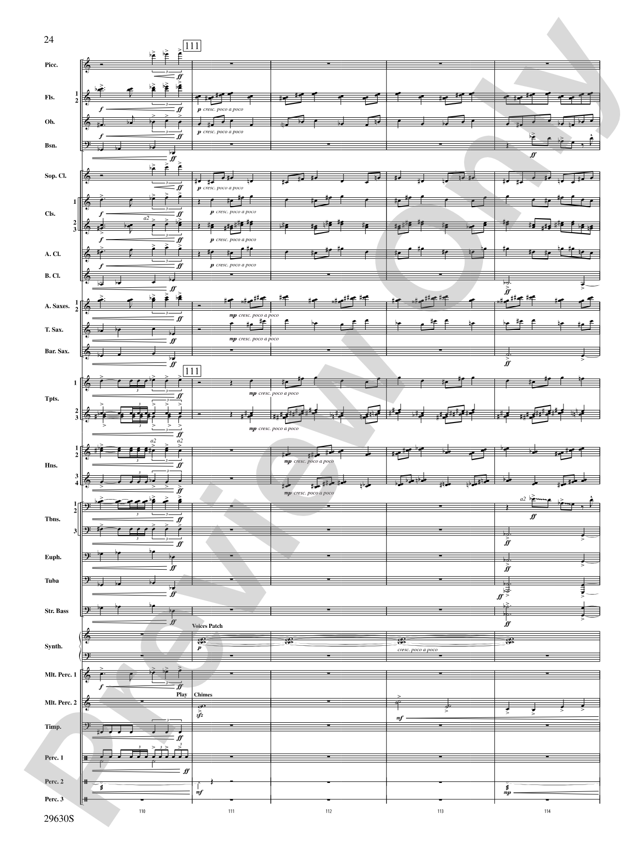Stawamus Chief: Concert Band Conductor Score & Parts