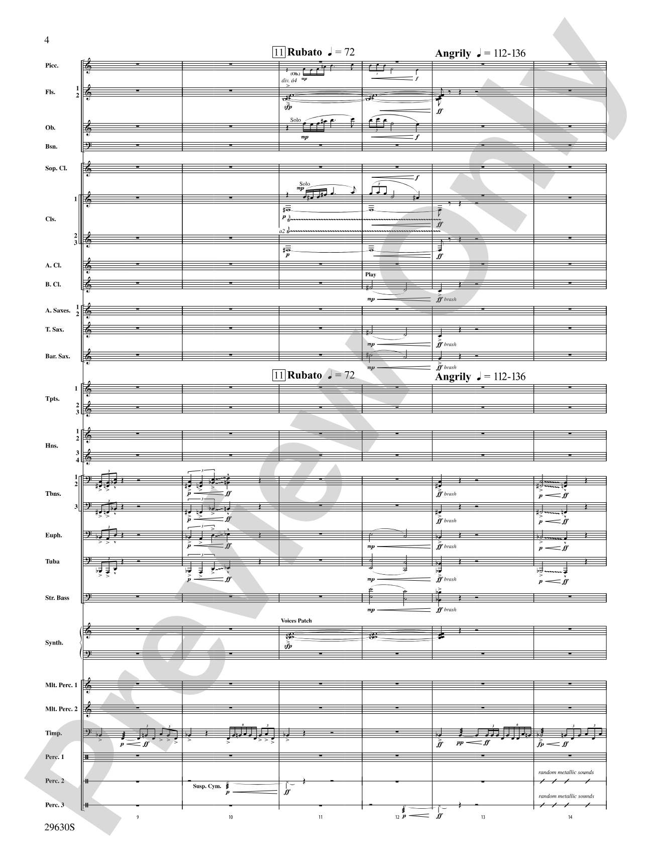 Stawamus Chief: Concert Band Conductor Score & Parts