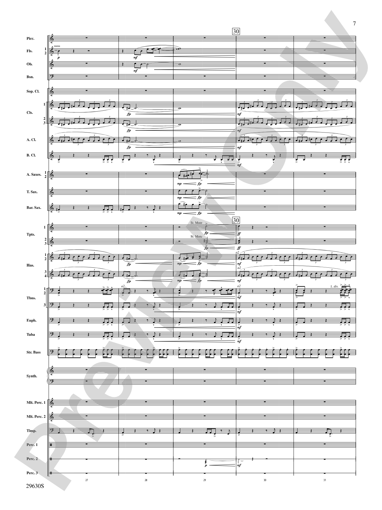Stawamus Chief: Concert Band Conductor Score & Parts