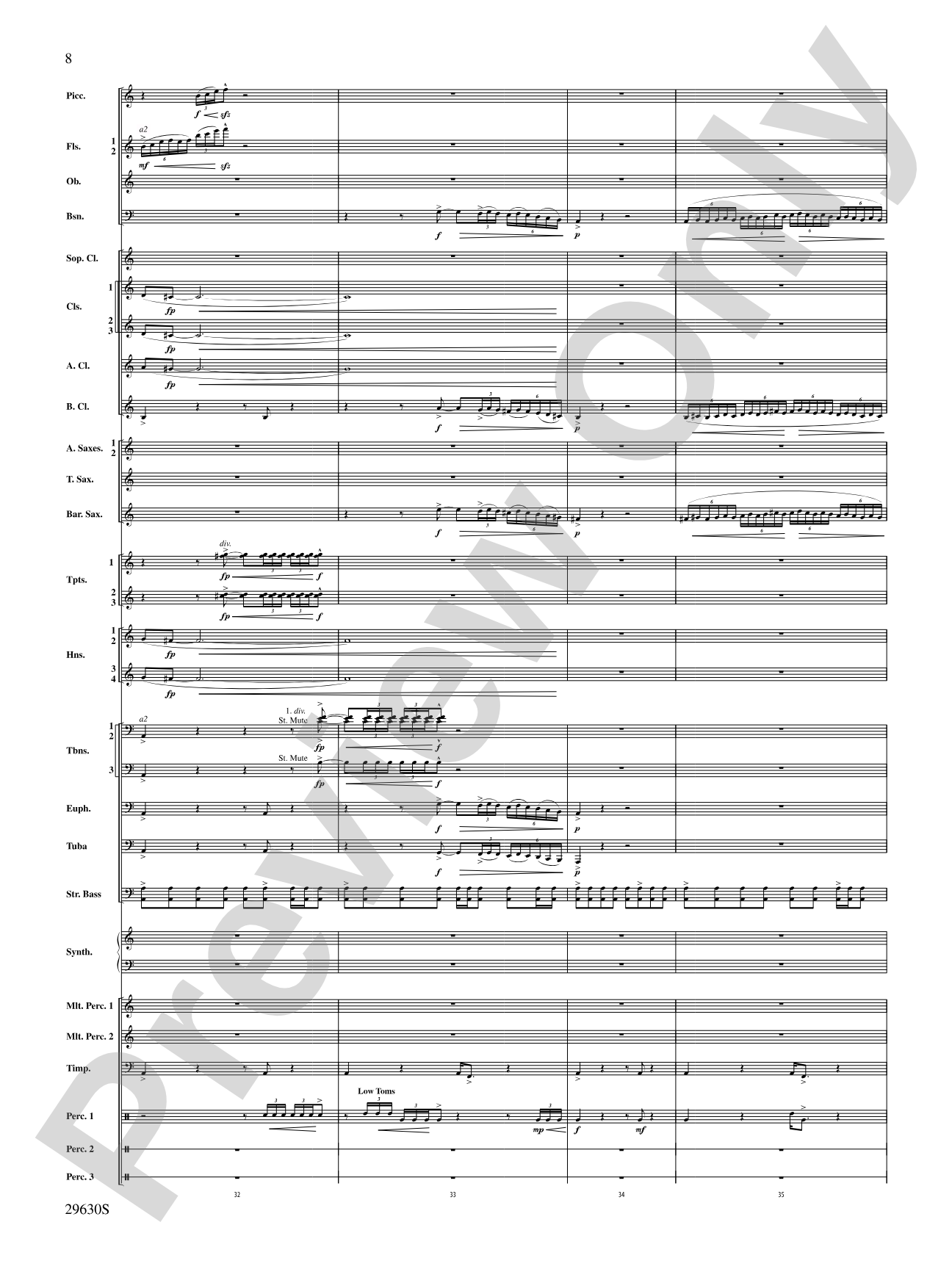 Stawamus Chief: Concert Band Conductor Score & Parts