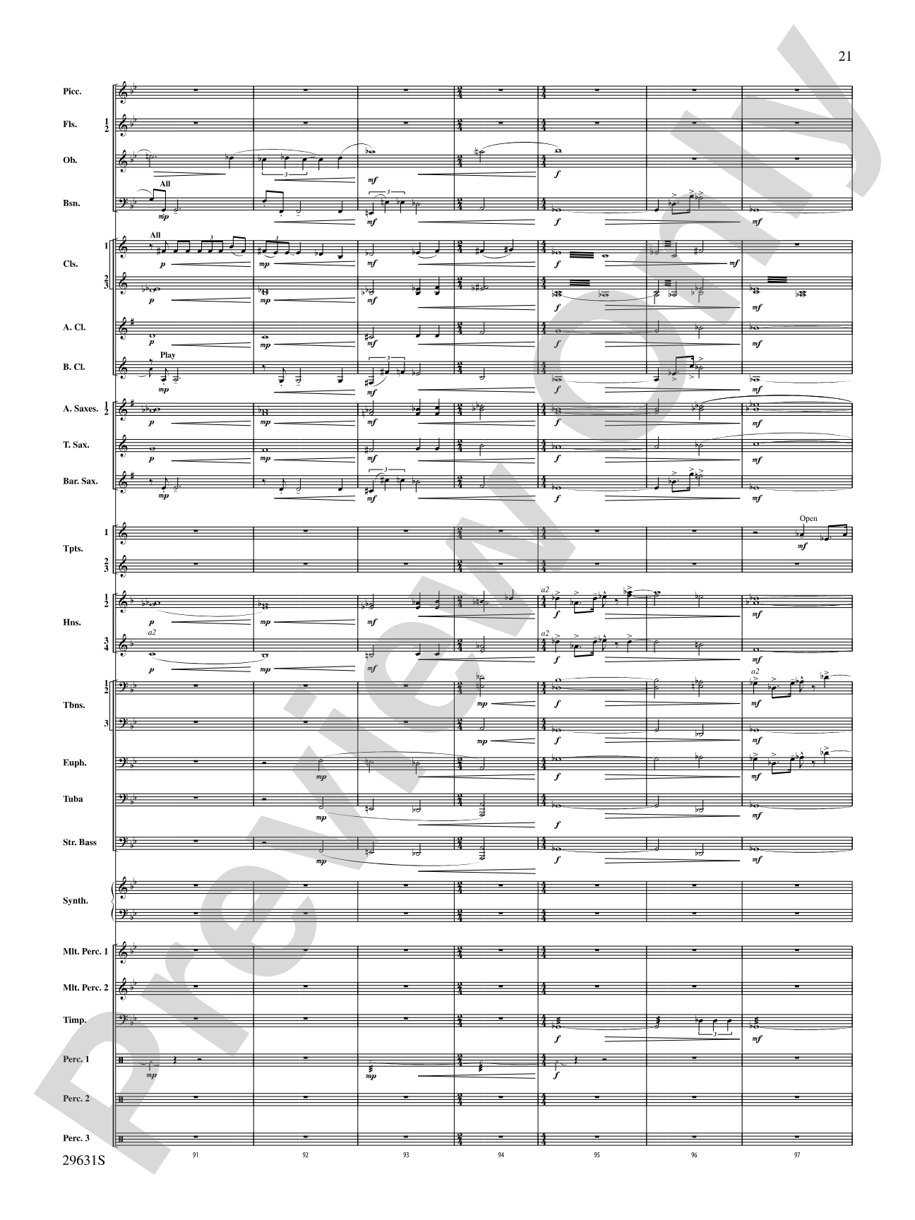 Beyond Whistler: Concert Band Conductor Score & Parts