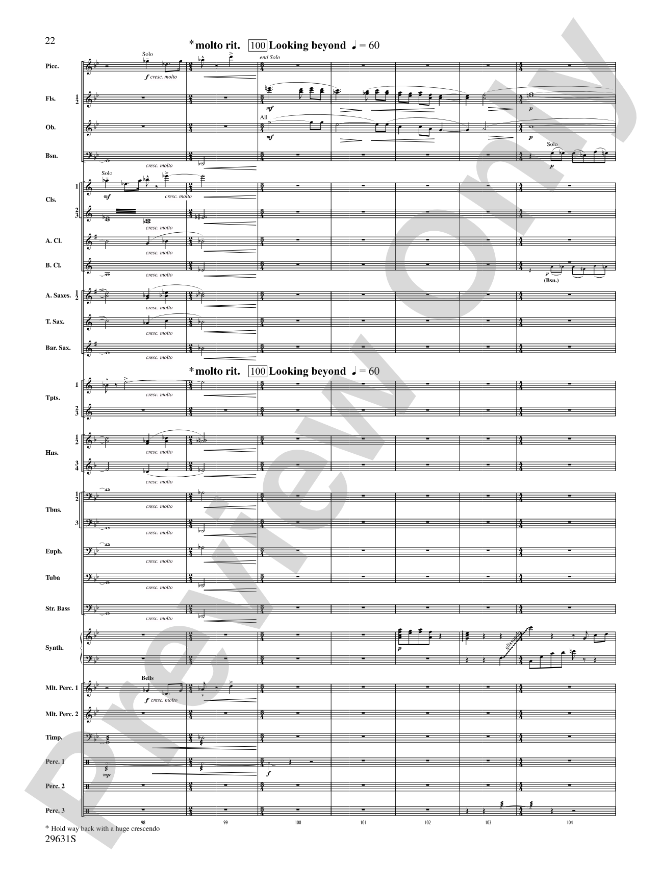 Beyond Whistler: Concert Band Conductor Score & Parts