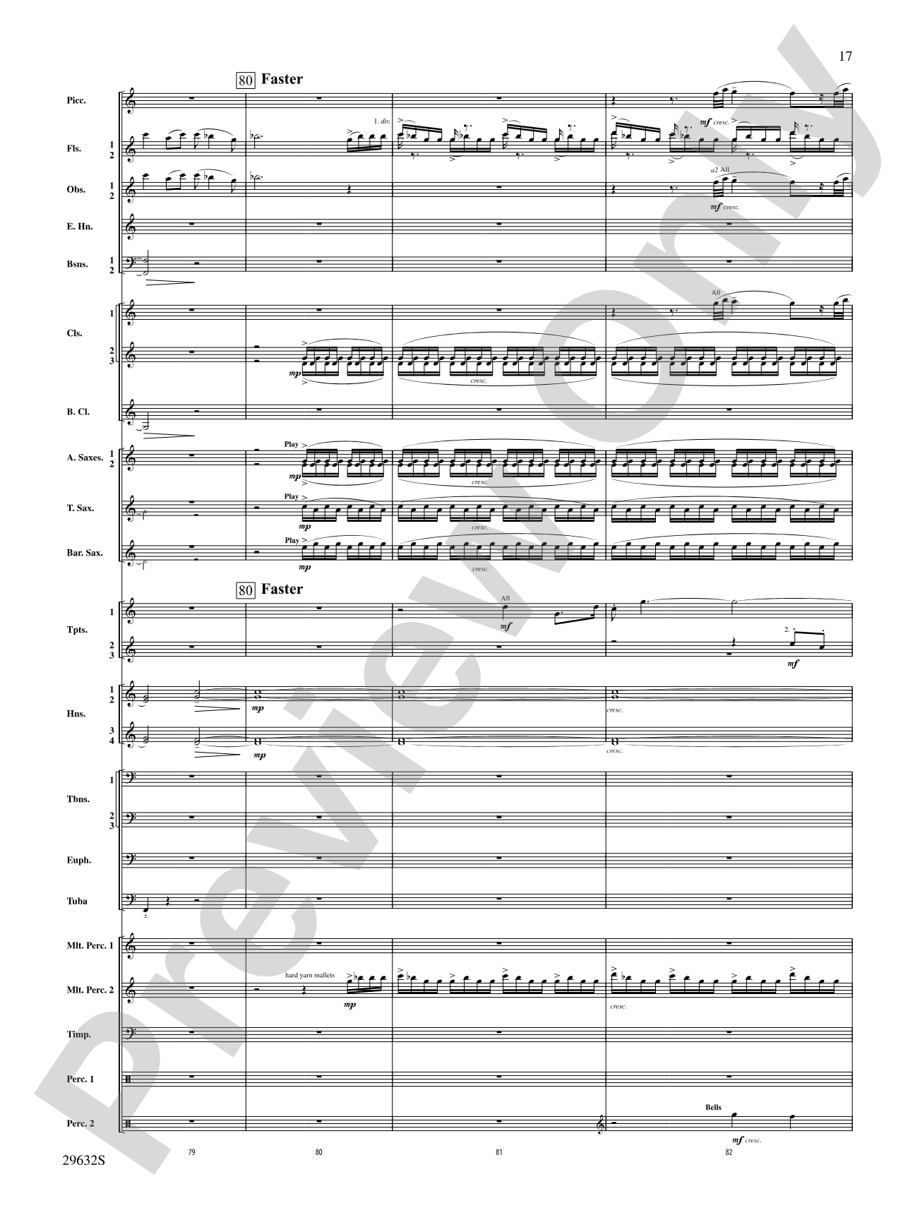 Silverado: Concert Band Conductor Score & Parts