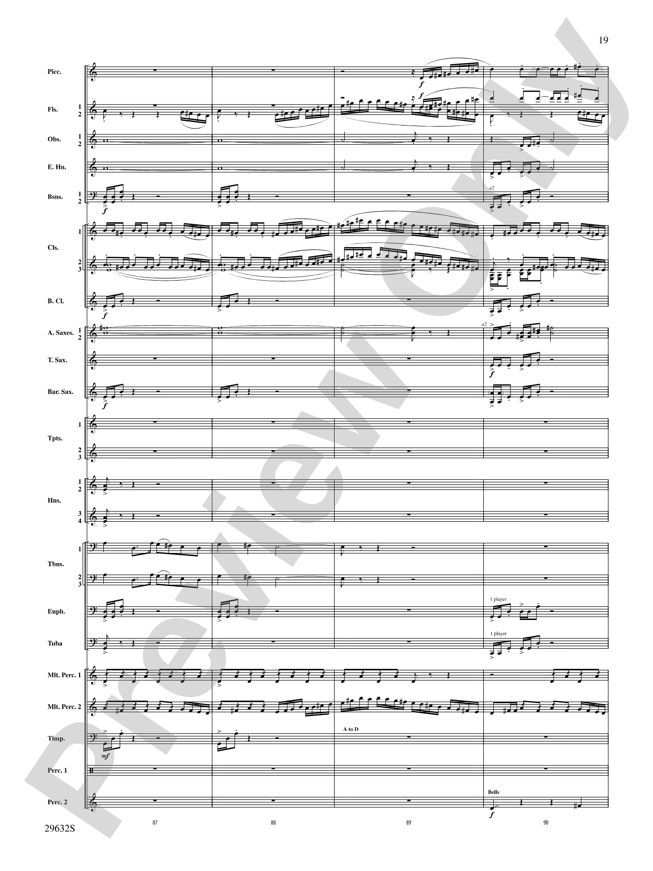 Silverado: Concert Band Conductor Score & Parts