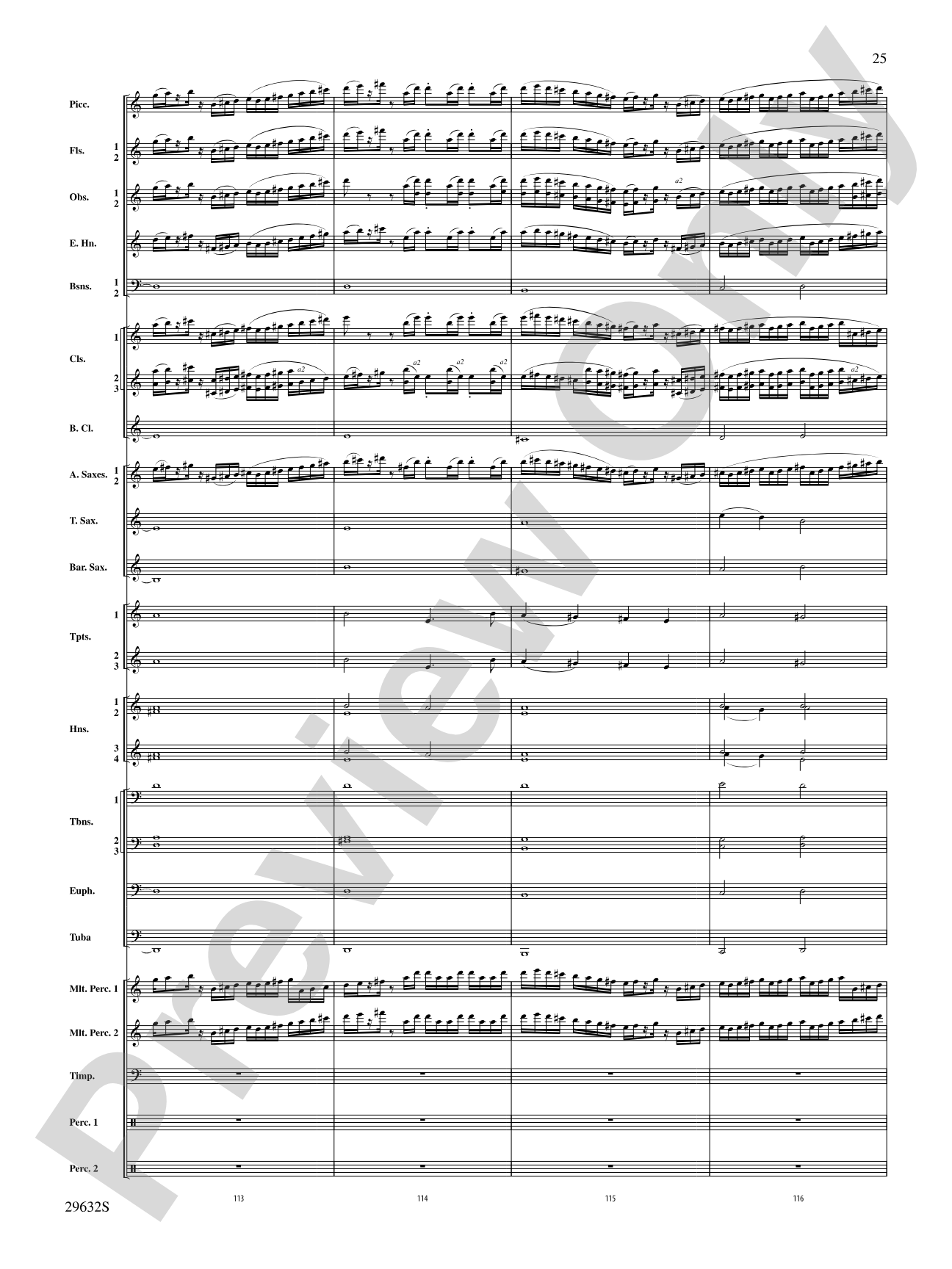 Silverado: Concert Band Conductor Score & Parts