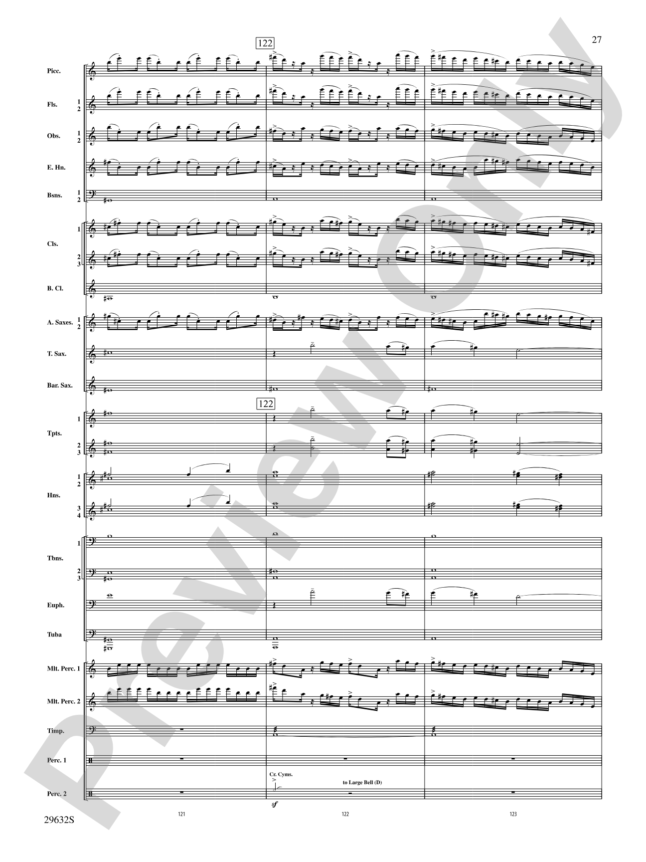 Silverado: Concert Band Conductor Score & Parts