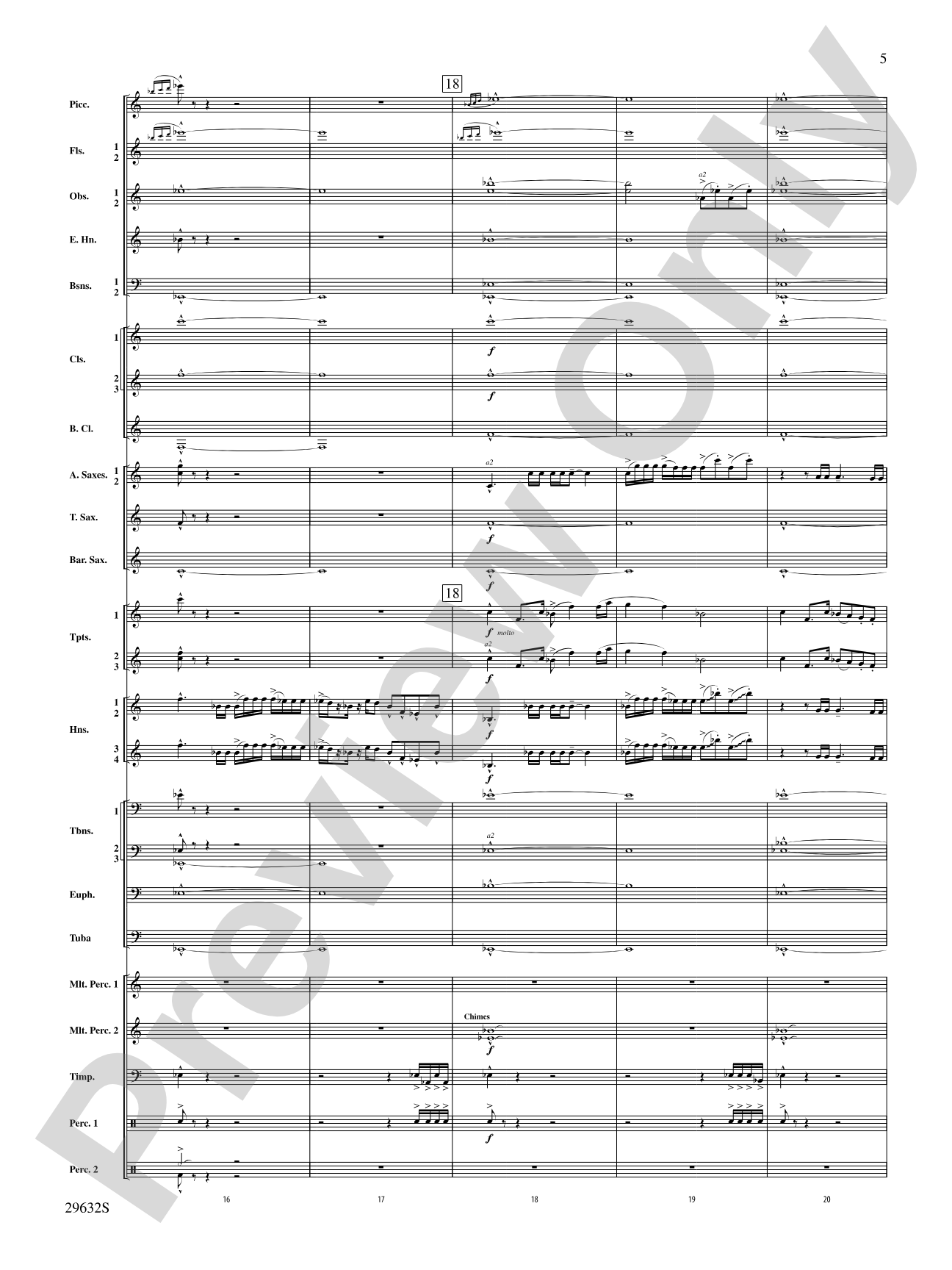 Silverado: Concert Band Conductor Score & Parts