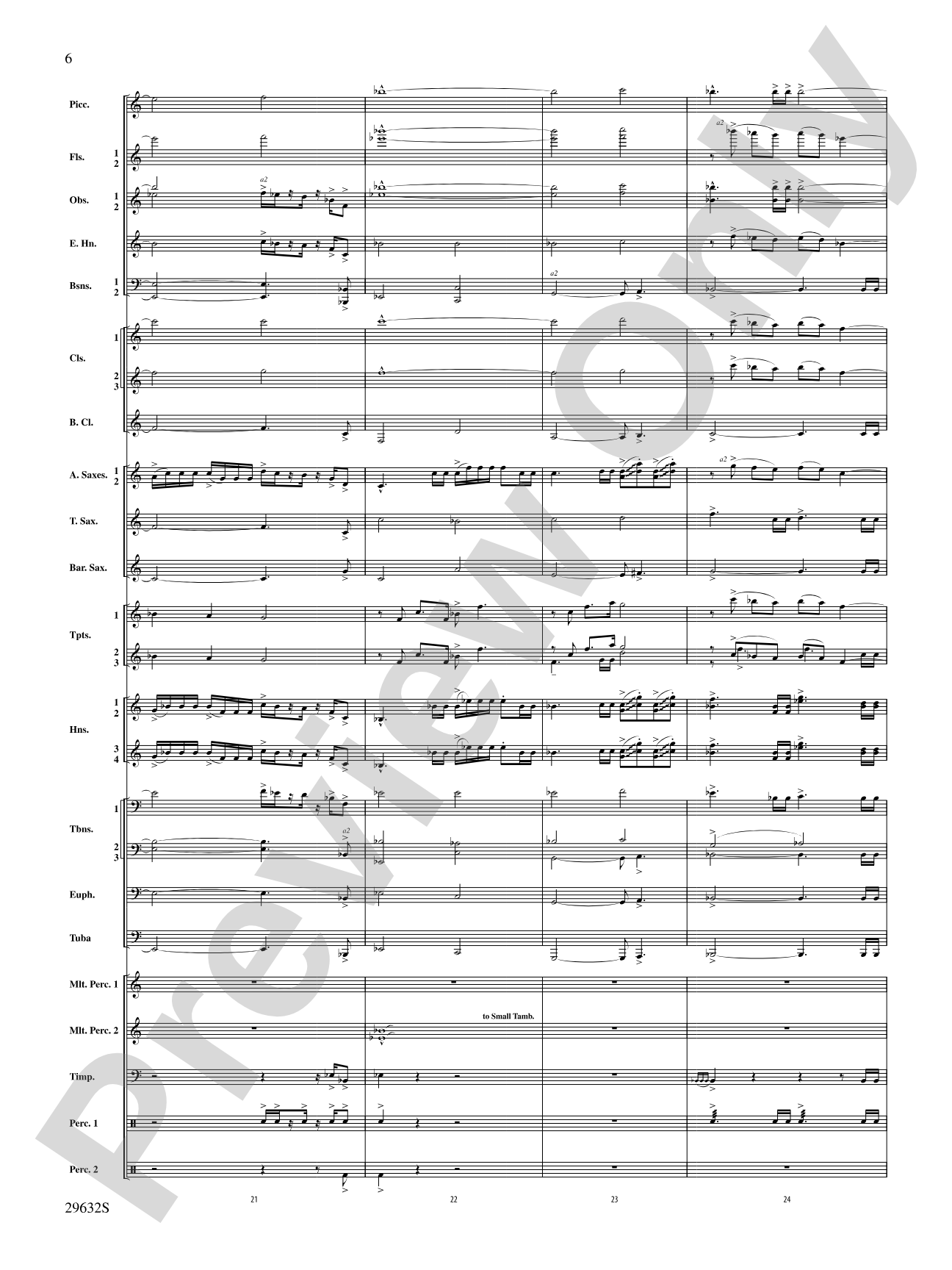 Silverado: Concert Band Conductor Score & Parts