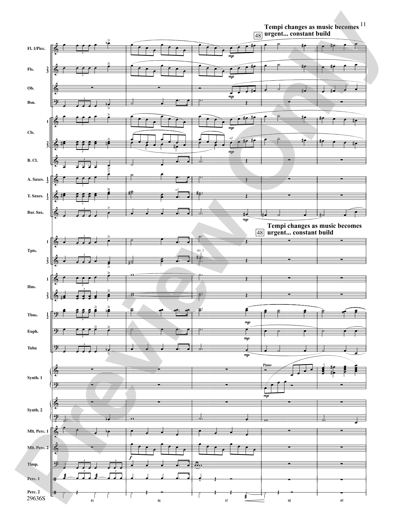Ben-Hur: Concert Band Conductor Score & Parts